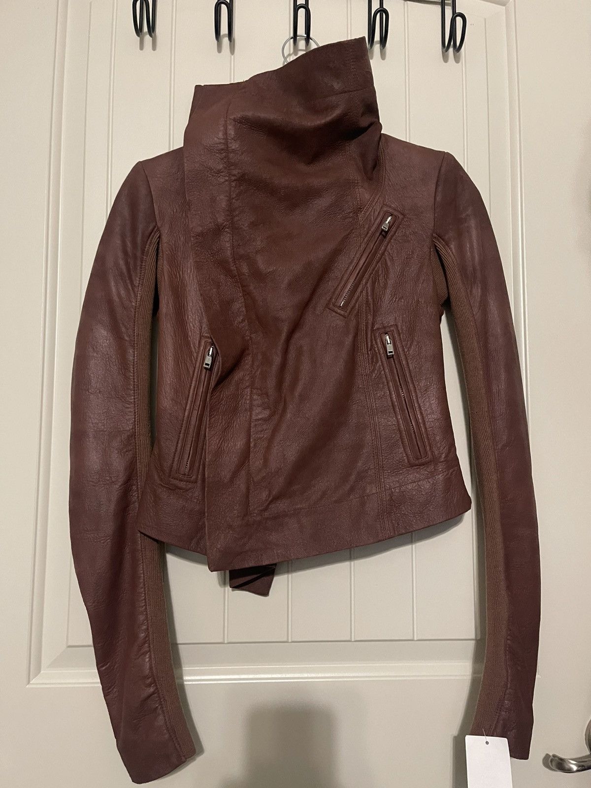Rick Owens Women’s Rick Owens Leather Jacket Size XS / US 0-2 / IT 36-38 - 2 Thumbnail