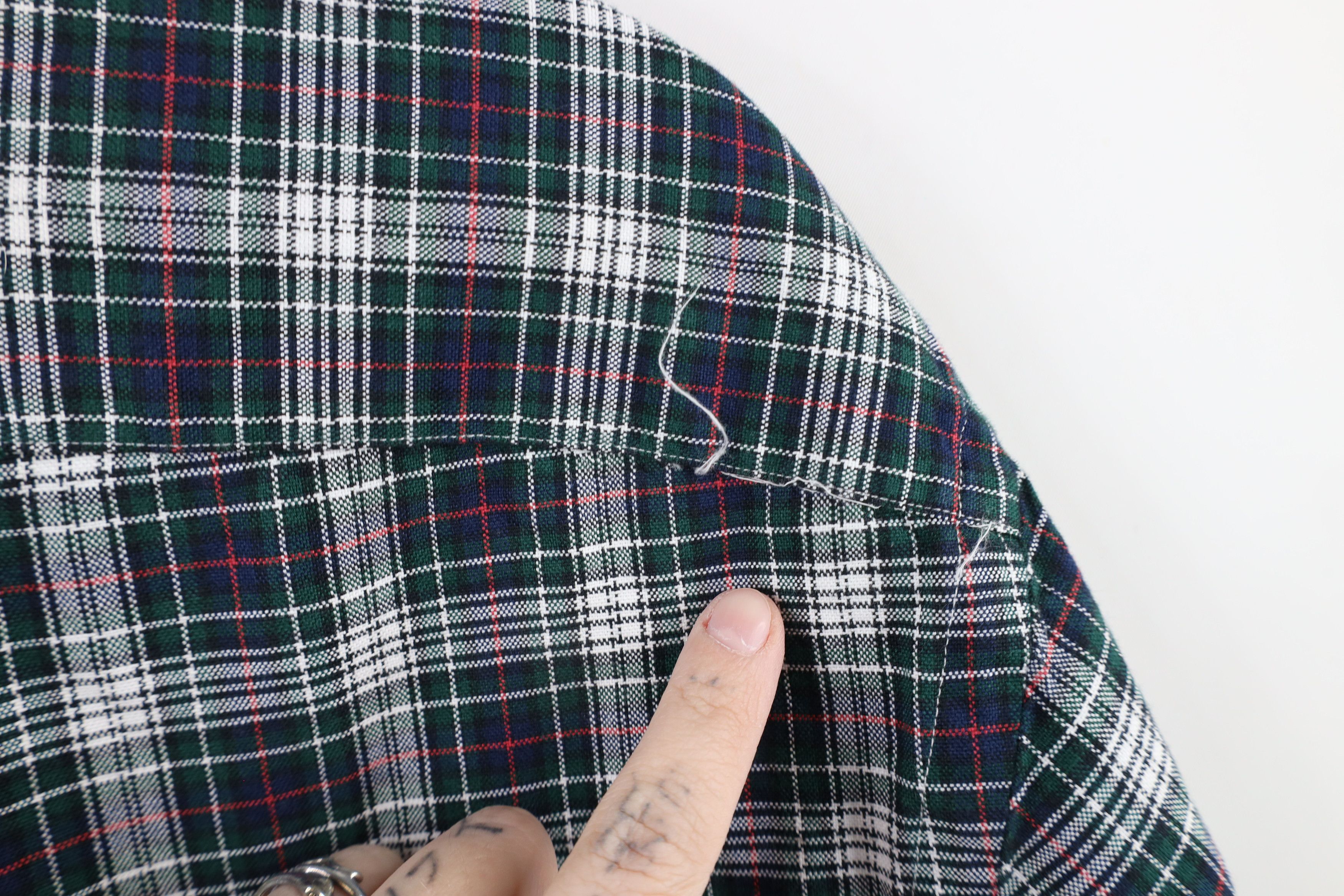 Ralph Lauren × Vintage Vintage Ralph Lauren Heavyweight Button Down Shirt Plaid Size US L / EU 52-54 / 3 - 7 Thumbnail