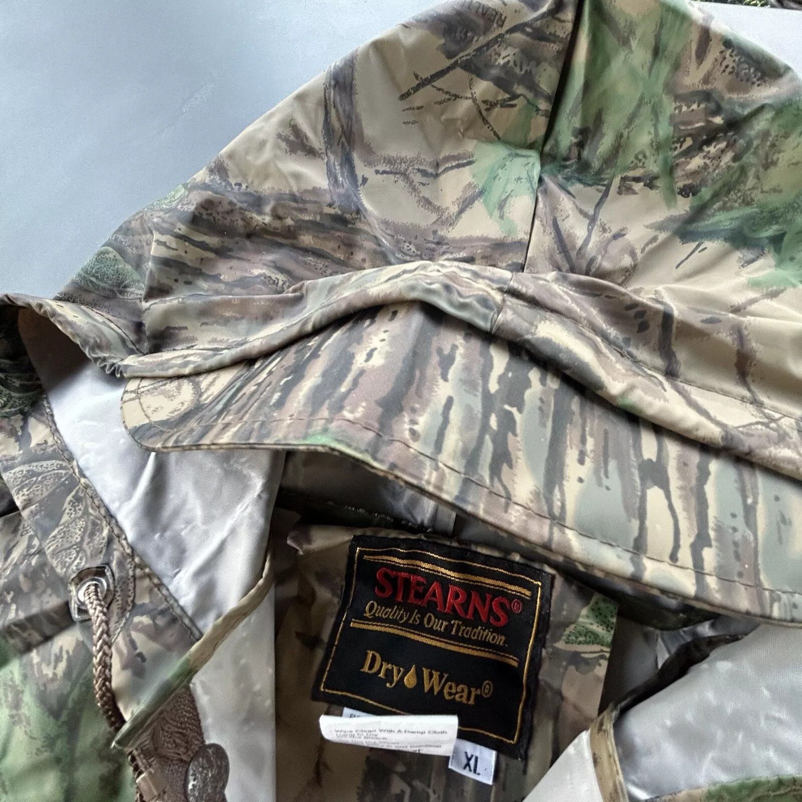 Vintage Stearns Dry Wear Men's Realtree Camo Hunting Rain Size US XL / EU 56 / 4 - 8 Thumbnail