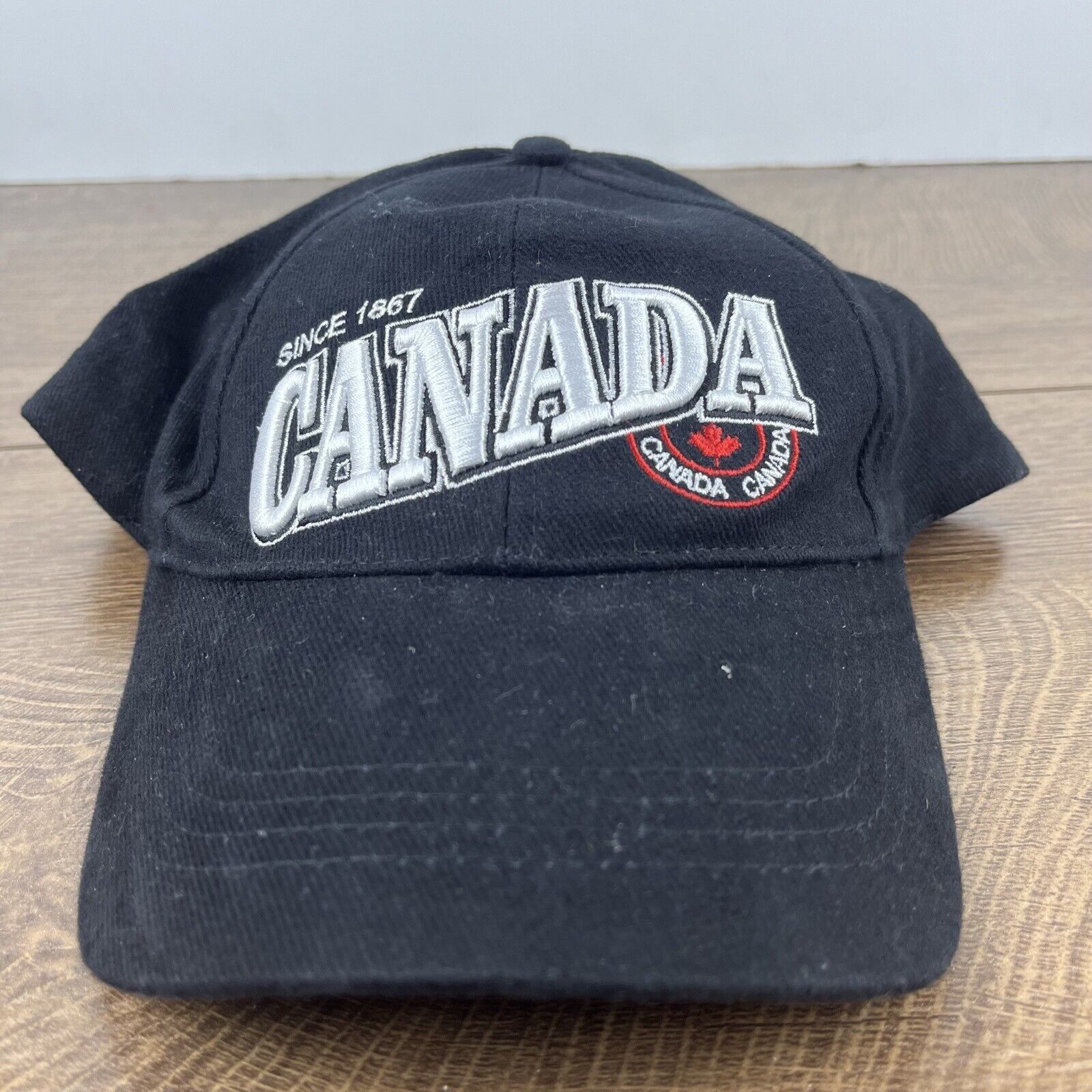 Other Canada 1667 Hat Canada Black Cap Hat Adjustable Hat Black Ad Size ONE SIZE - 2 Thumbnail