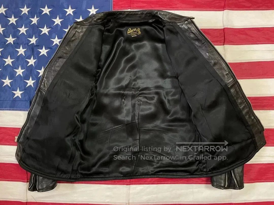 The Real McCoy's the real mccoys buco j-100 leather jacket. Size US L / EU 52-54 / 3 - 4 Thumbnail