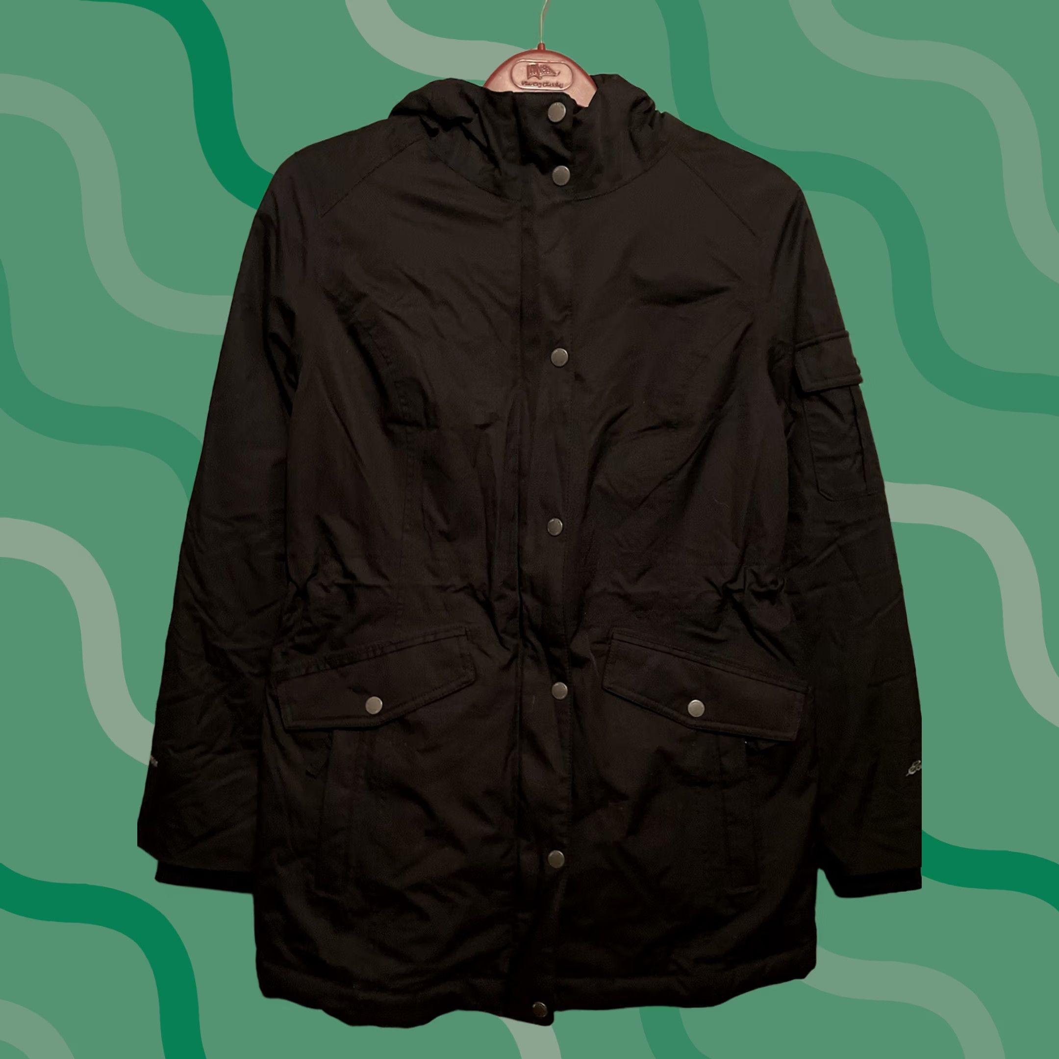 Eddie Bauer Eddie Bauer Jacket Womens M Black Down Parka Women Weatheredge Goose Full Zip F208 Size M / US 6-8 / IT 42-44 - 1 Thumbnail