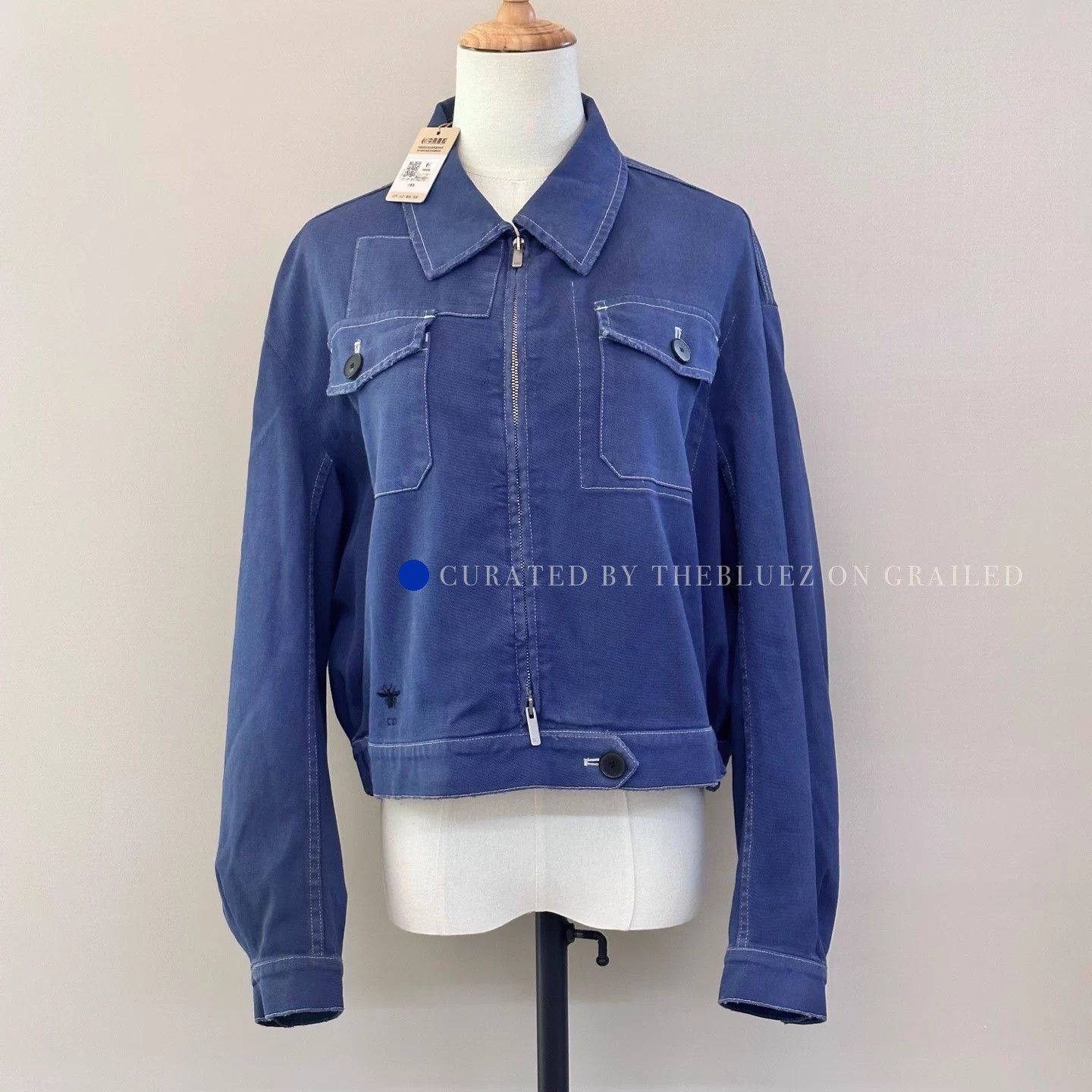 Dior Stylish Blue Denim Jacket in Size M Size US M / EU 48-50 / 2 - 1 Thumbnail