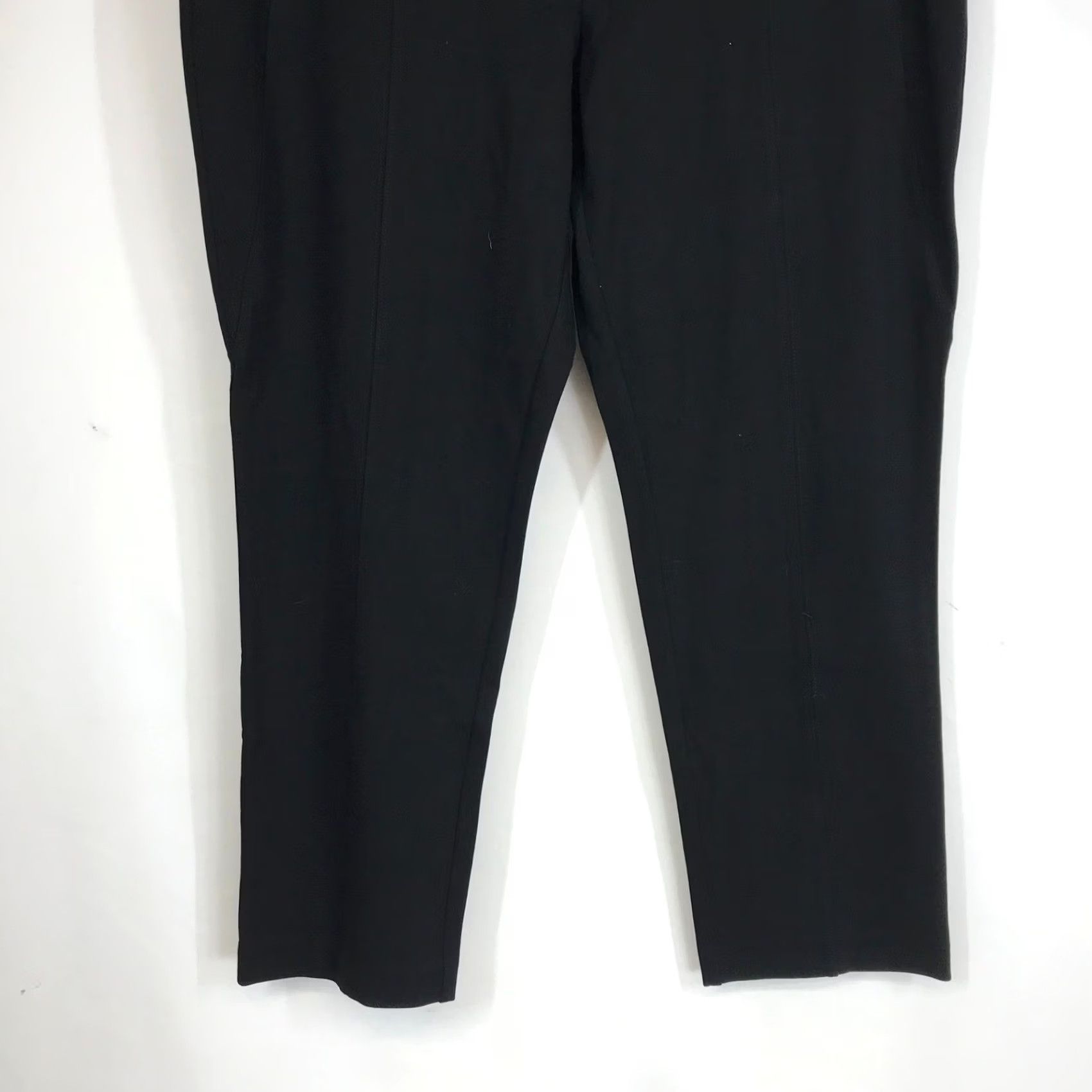 Vintage Chicos Black Ankle Pants Split Hem Zipper Detail Womens Size 25 Regular XS? Wait no. Size 42" / US 20 - 3 Thumbnail