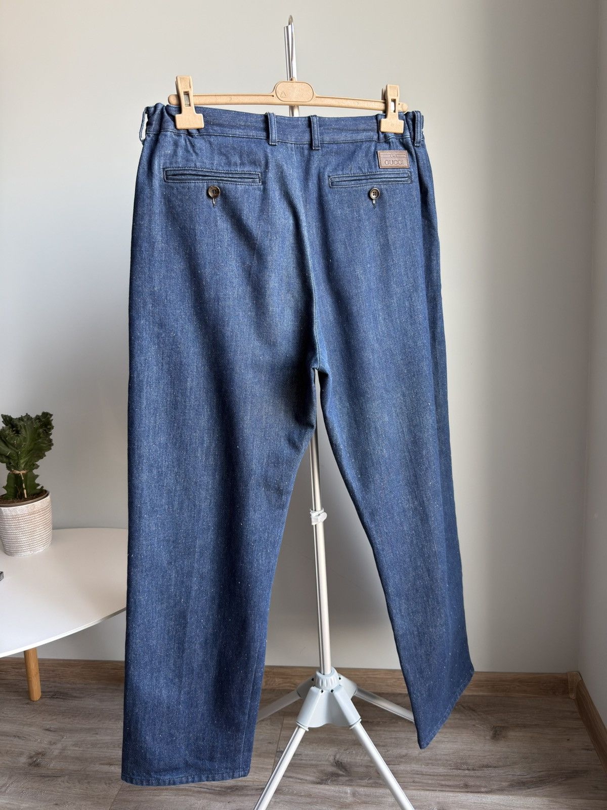Gucci Gucci Wide Leg Tailored Trousers High Rise Straight Jeans Size US 34 / EU 50 - 9 Thumbnail