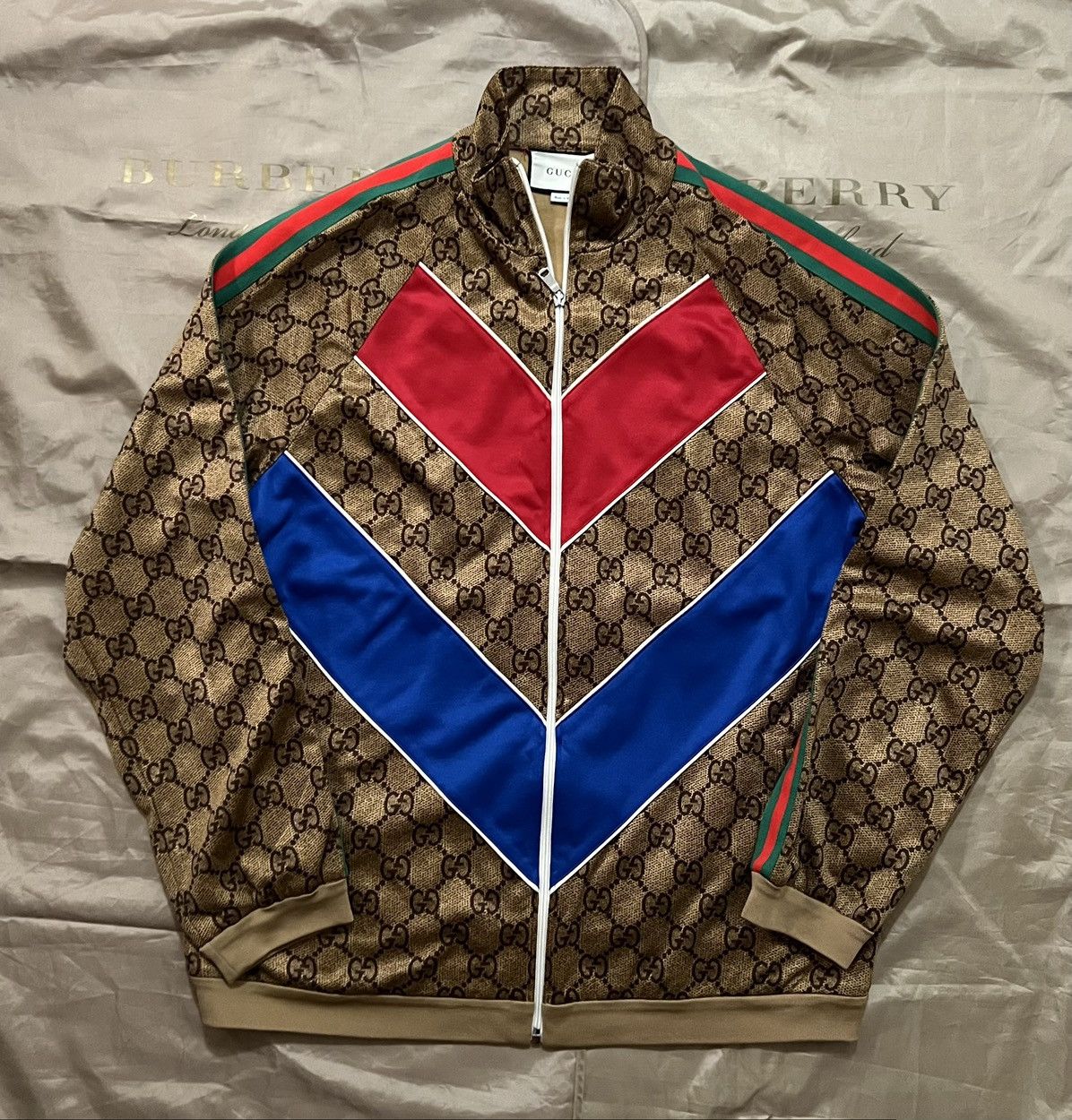 Gucci Gucci GG Supreme Jacket GG Supreme Windbreaker Size XXL Size US XXL / EU 58 / 5 - 1 Thumbnail