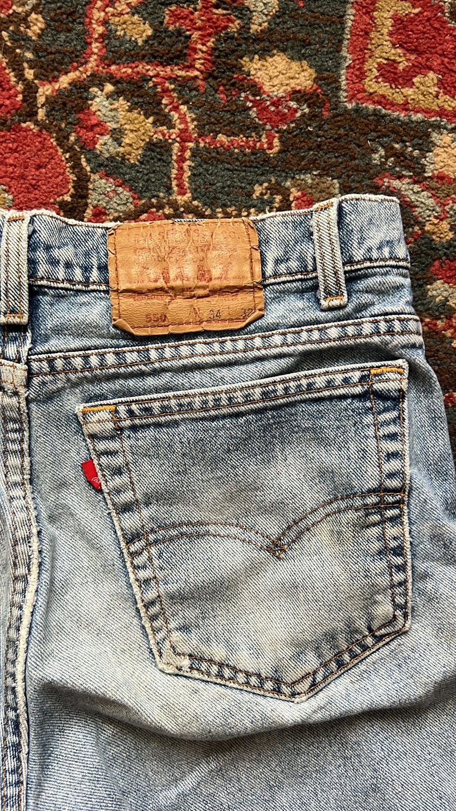 Levi's Vintage Clothing Levi cut off denim shorts Size US 33 - 3 Thumbnail