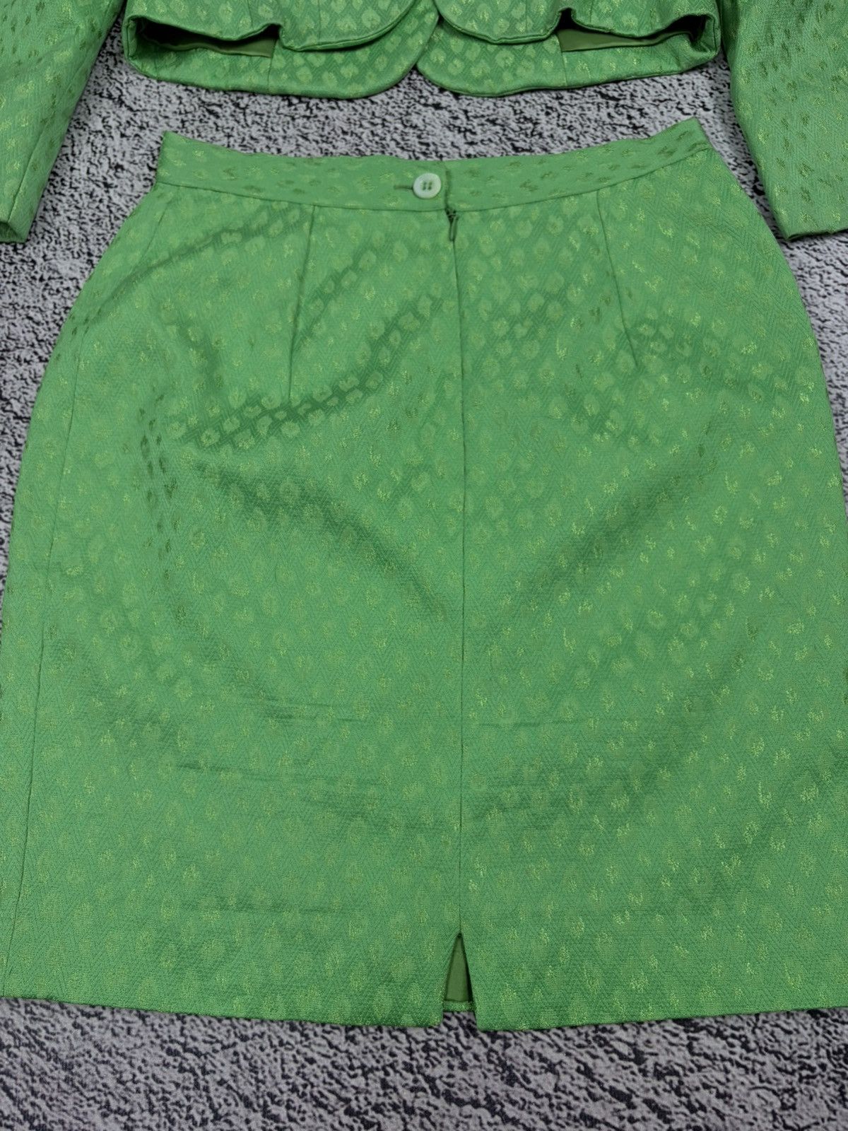 Versus Versace Vtg Versus Gianni Versace Mob Wife Skirt Suit 90s Archive Size 28" / US 6 / IT 42 - 12 Thumbnail