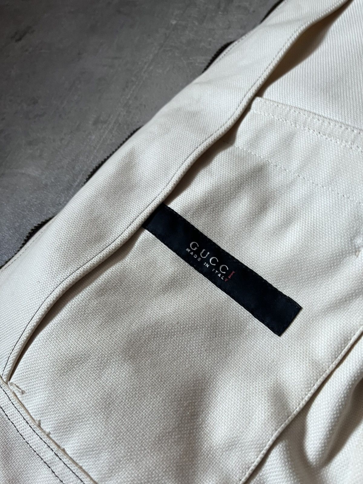 Gucci Gucci by Tom Ford western denim jacket cream Size US M / EU 48-50 / 2 - 18 Thumbnail