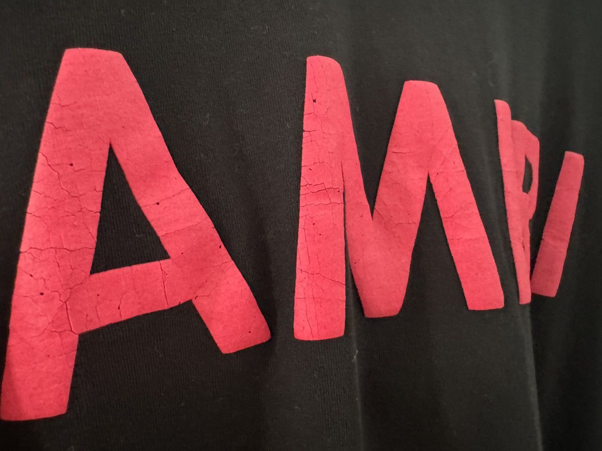 Amiri Amiri Tee Black Cracked Pink Logo Size US M / EU 48-50 / 2 - 2 Thumbnail