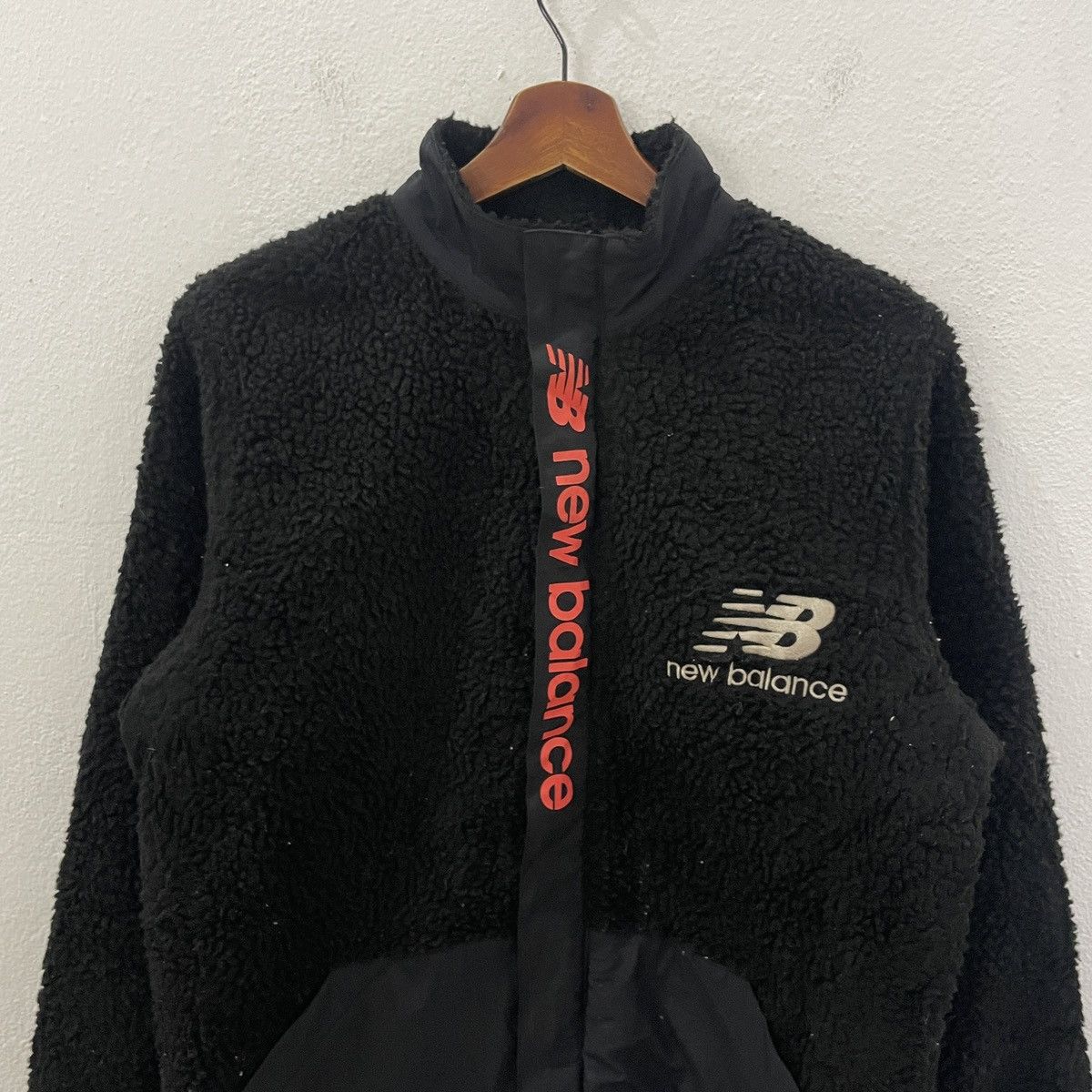 New Balance Vintage New Balance Embroidery Logo Fleece Jacket Size US M / EU 48-50 / 2 - 4 Thumbnail