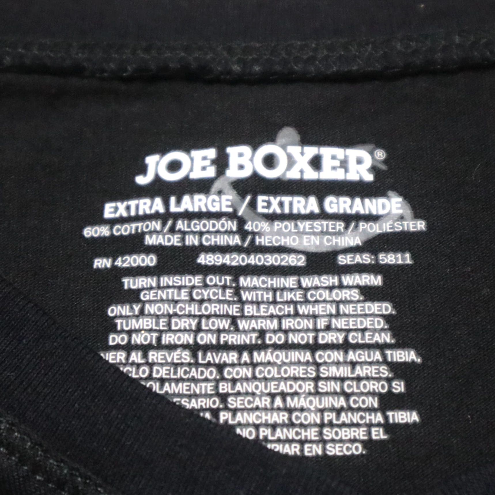 Joe Boxer Joe Boxer Shirt Women's XL Black Drive Me Wild Dog Paw T-Shirt Short Sleeve Womens XL Black Shirt 90s? Size XL / US 12-14 / IT 48-50 - 3 Thumbnail