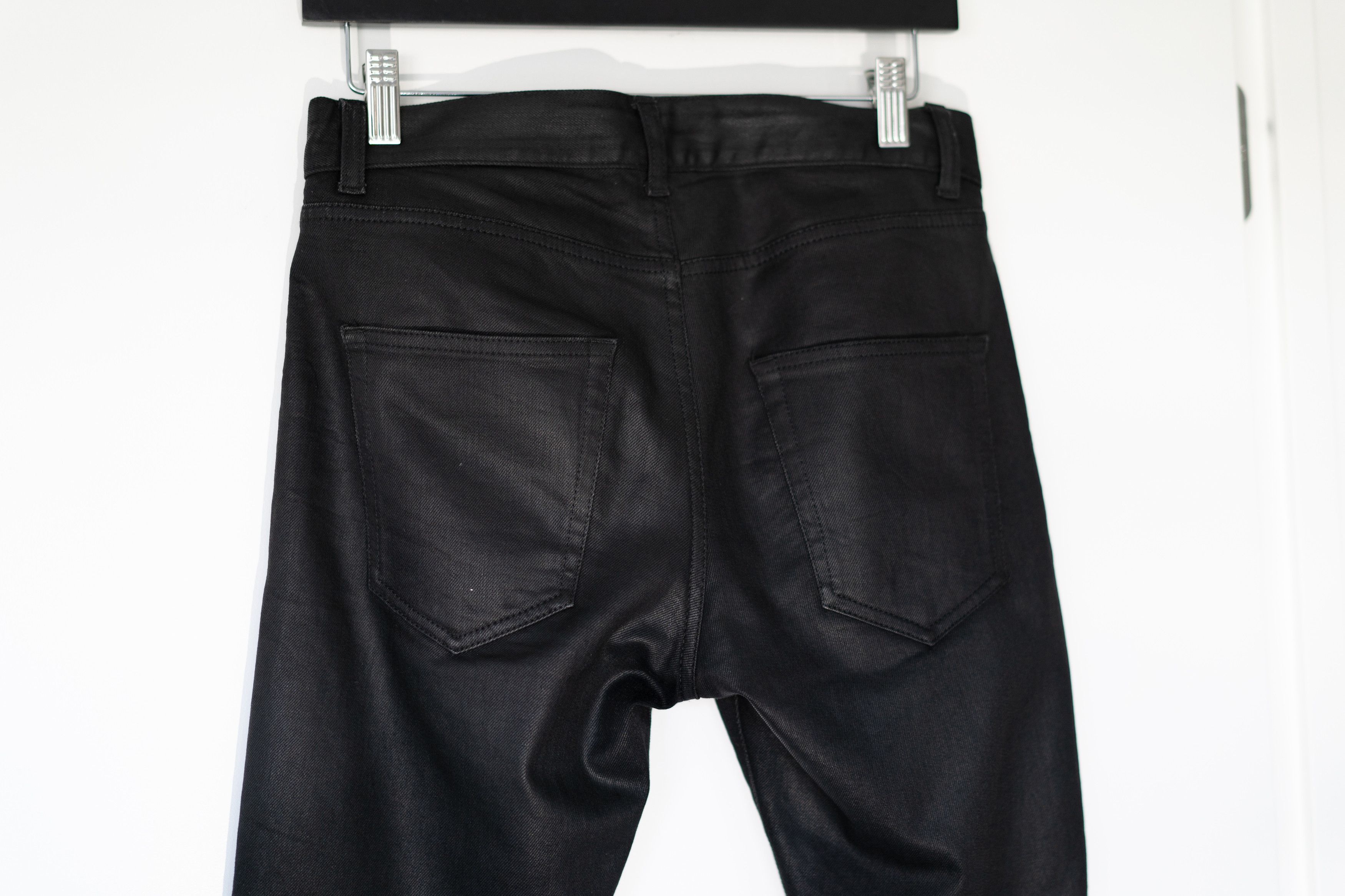 Saint Laurent Paris D02 Waxed Skinny Jeans Size US 29 - 8 Thumbnail