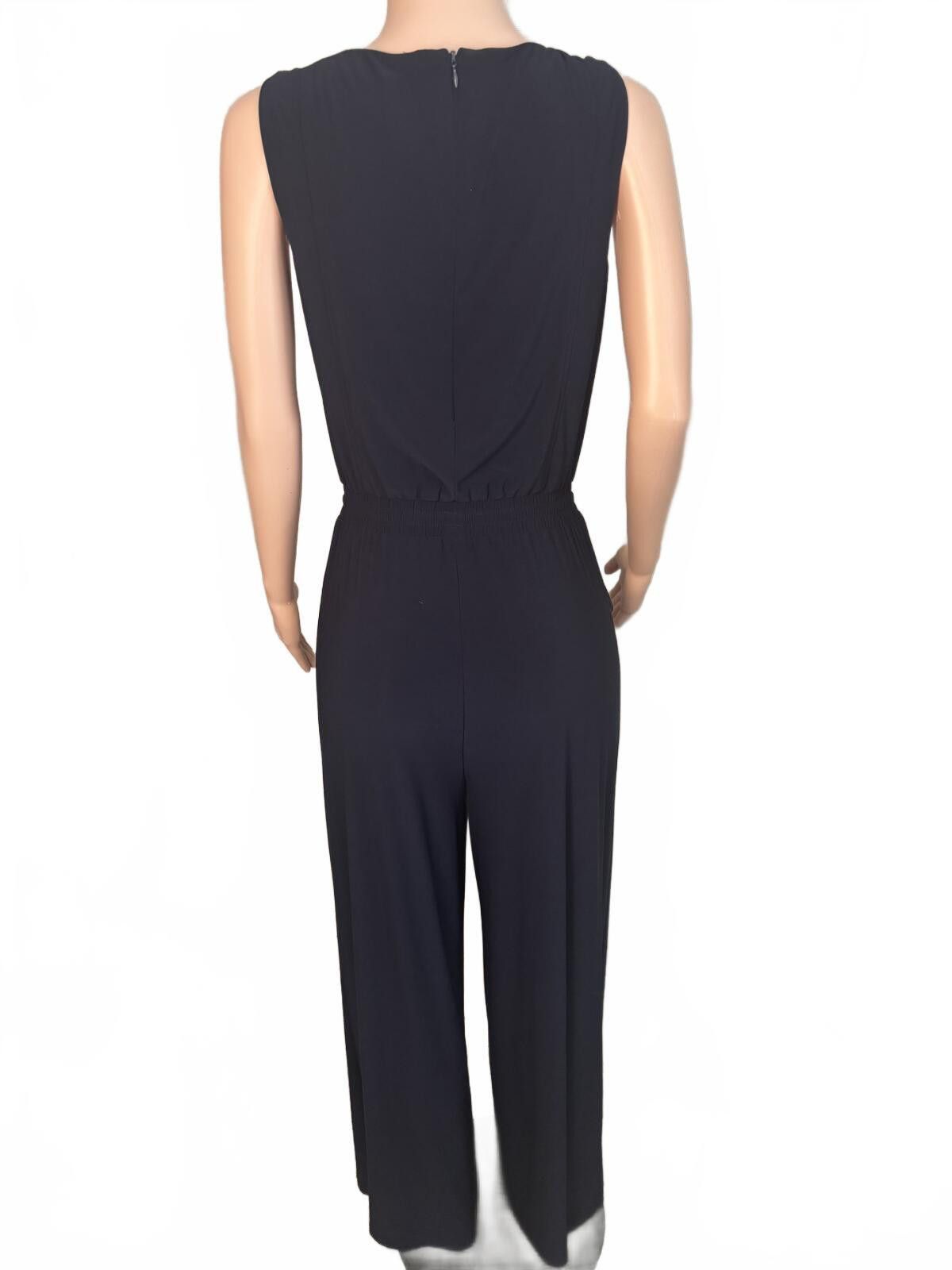 Vince Camuto Vince Camuto Black Jumpsuit with Drawstring Waist. Small. Size 28" / US 6 / IT 42 - 4 Thumbnail
