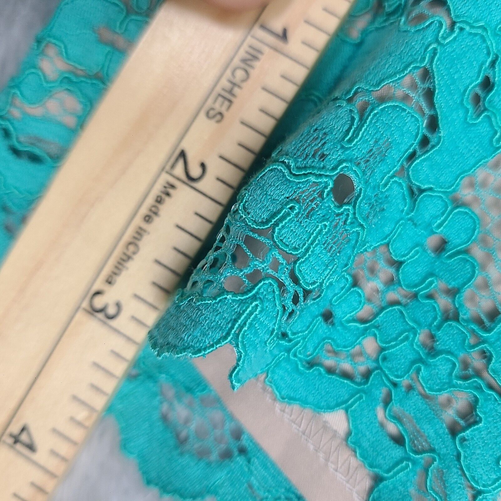 Guess Marciano by Guess High Waisted Teal lace short Size 4 Size 27" / US 4 / IT 40 - 8 Thumbnail