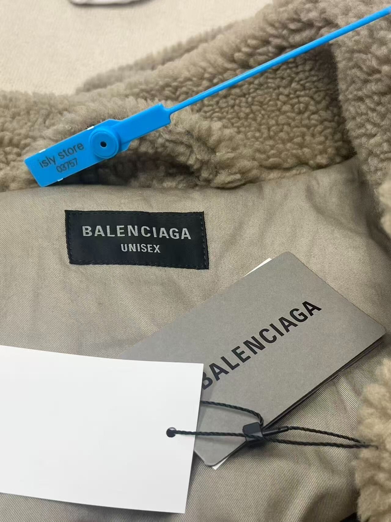 Balenciaga Balenciaga Men's Brown High-Neck Jacket Size US M / EU 48-50 / 2 - 5 Thumbnail