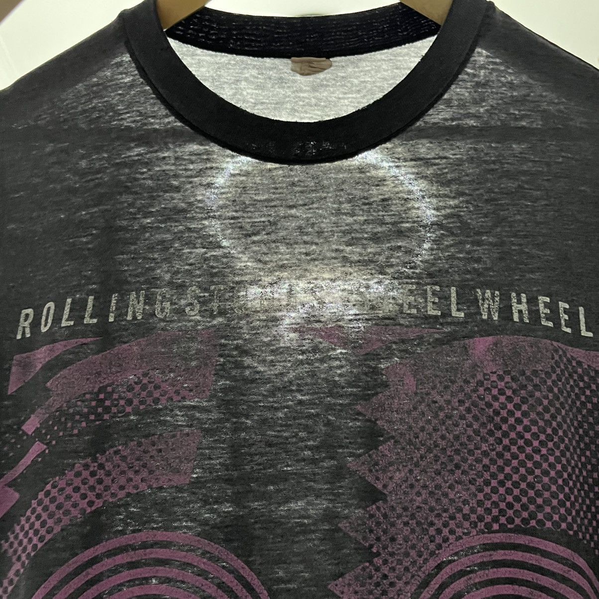 Band Tees × The Rolling Stones × Vintage Vintage Rolling Stones Steel Wheels 1989 distressed size L Size US L / EU 52-54 / 3 - 8 Thumbnail