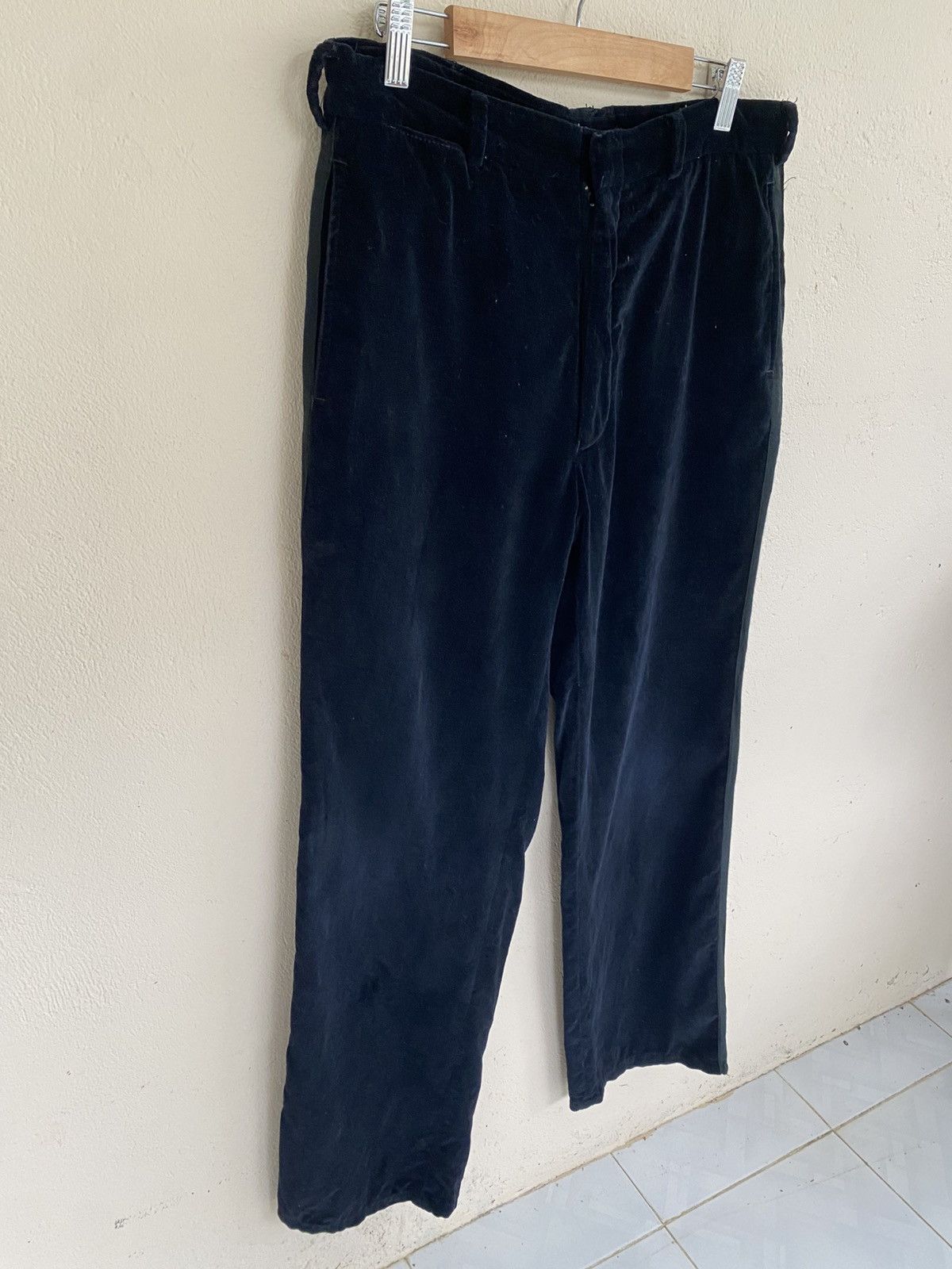 Yves Saint Laurent YSL Velvet Sidetape Pant Size US 31 - 4 Thumbnail