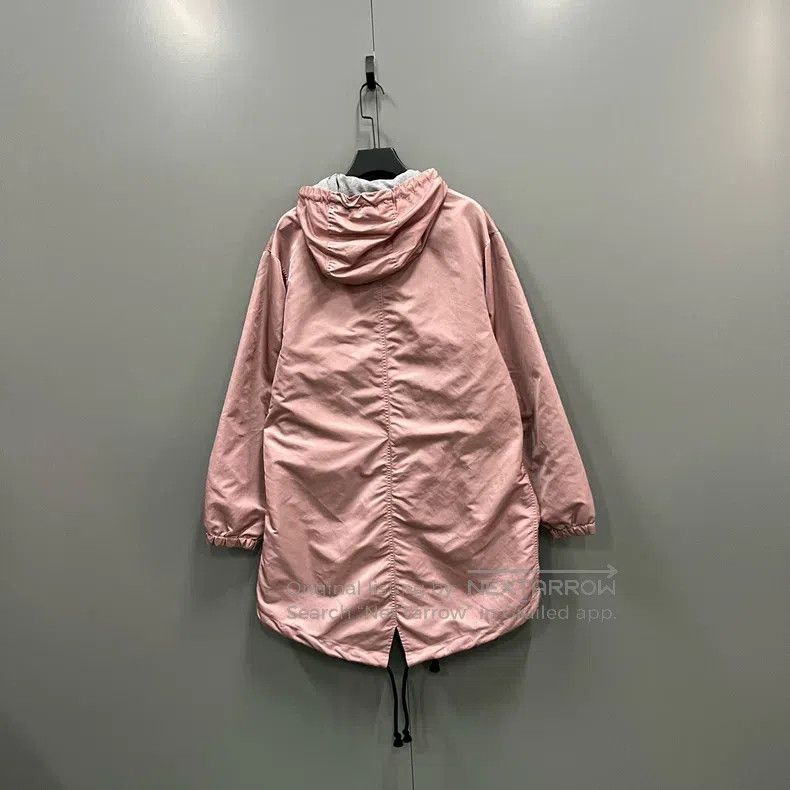 Acne Studios Acne Studios Pink Logo Hooded Jacket Size US M / EU 48-50 / 2 - 2 Thumbnail