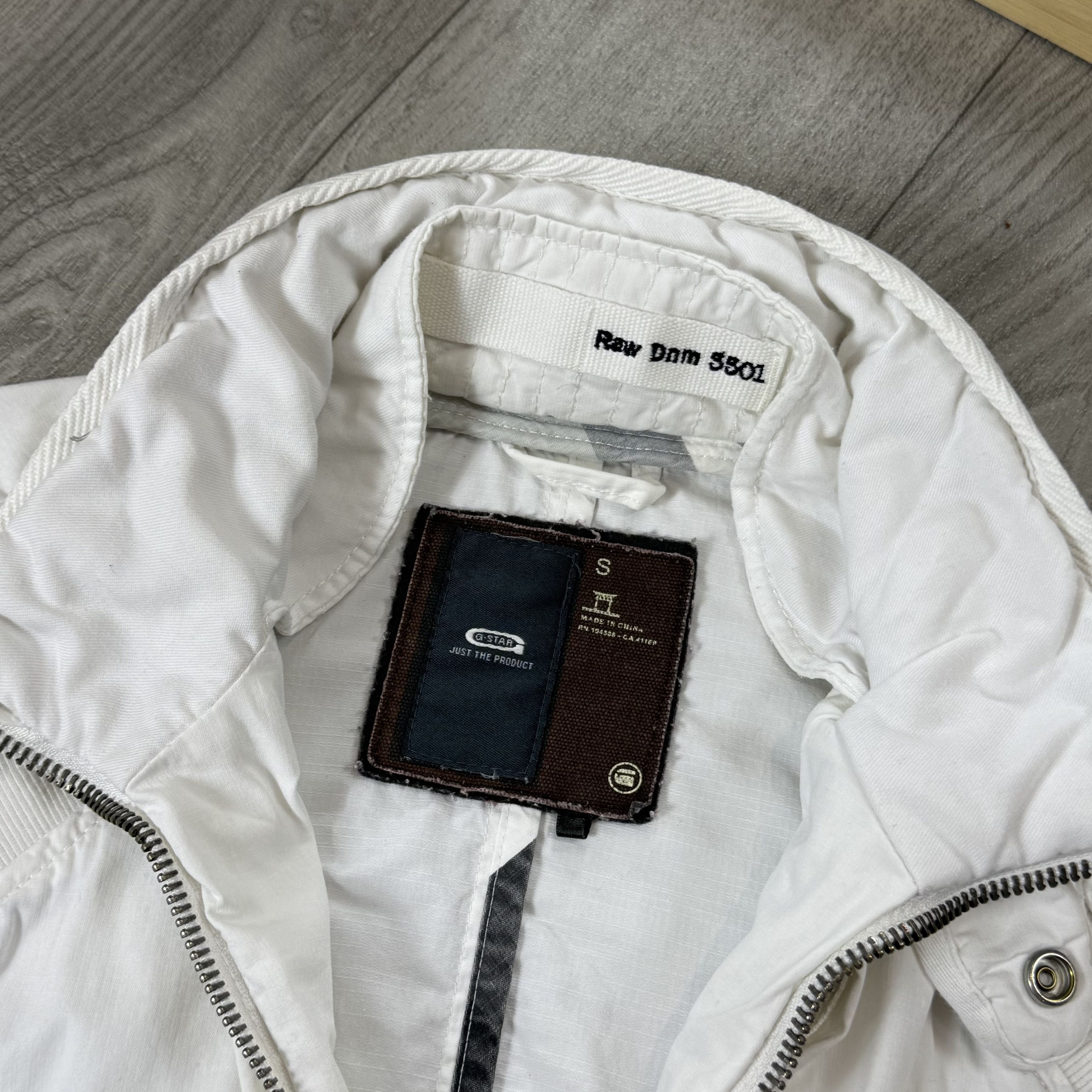 G-Star Vintage G-Star Raw 90s White Women's Y2K Light Jacket S Size S / US 4 / IT 40 - 13 Thumbnail