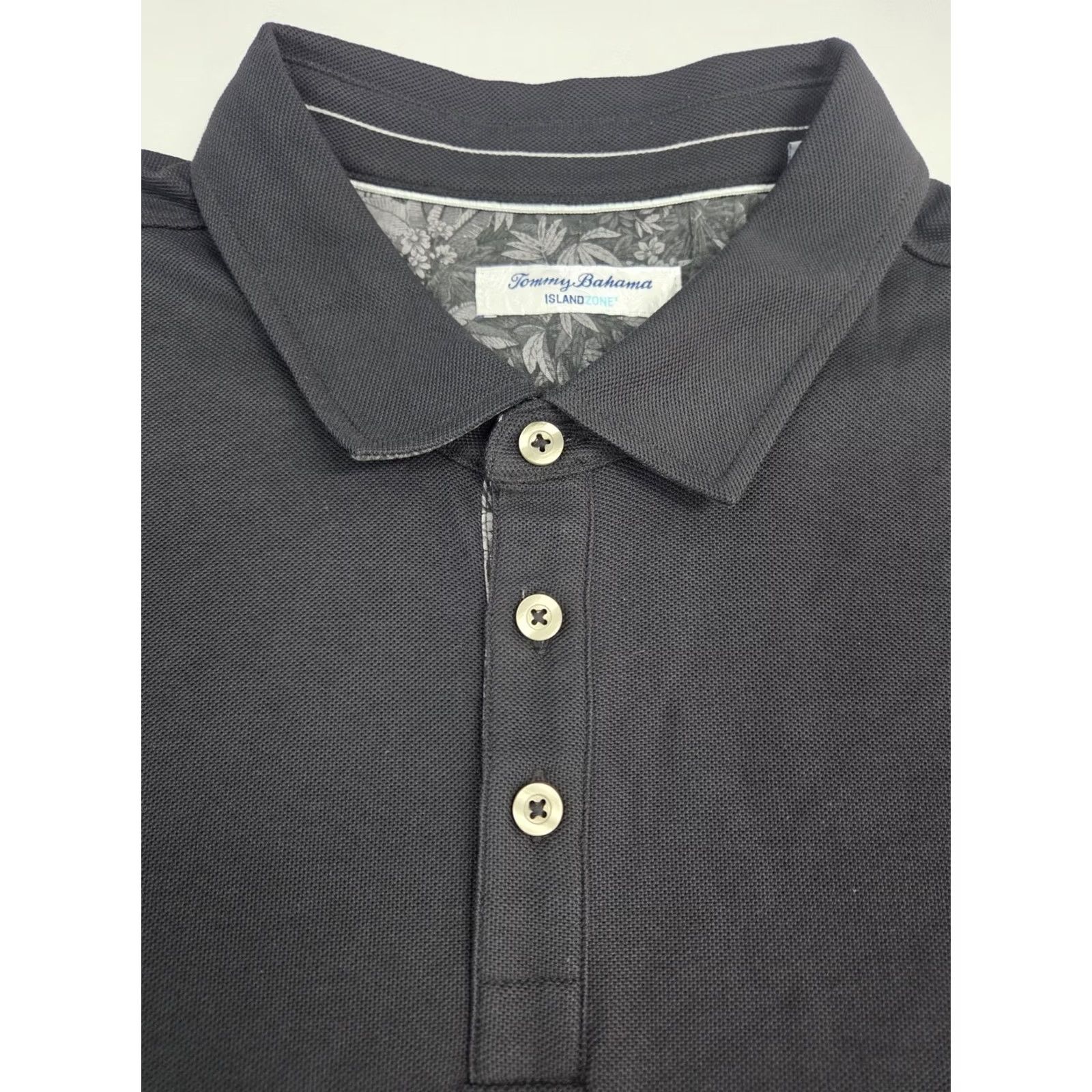 Tommy Bahama Tommy Bahama Island Zone Mens Short Sleeve Black Polo Shirt 3XL #8795 Size US XXL / EU 58 / 5 - 2 Thumbnail