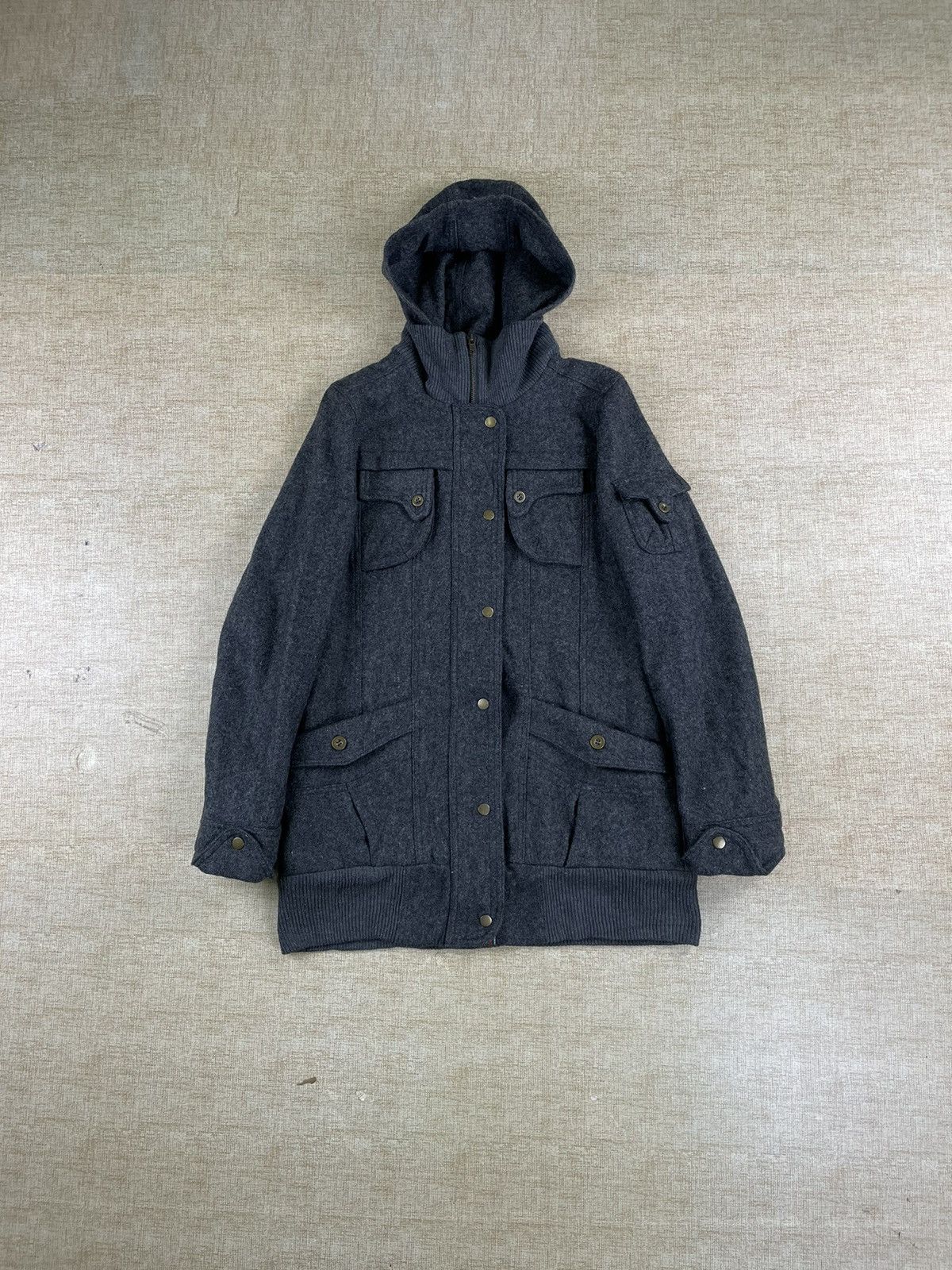 VINTAGE LOCAL MOTION Japanese Brand Multipocket Parka Jacket