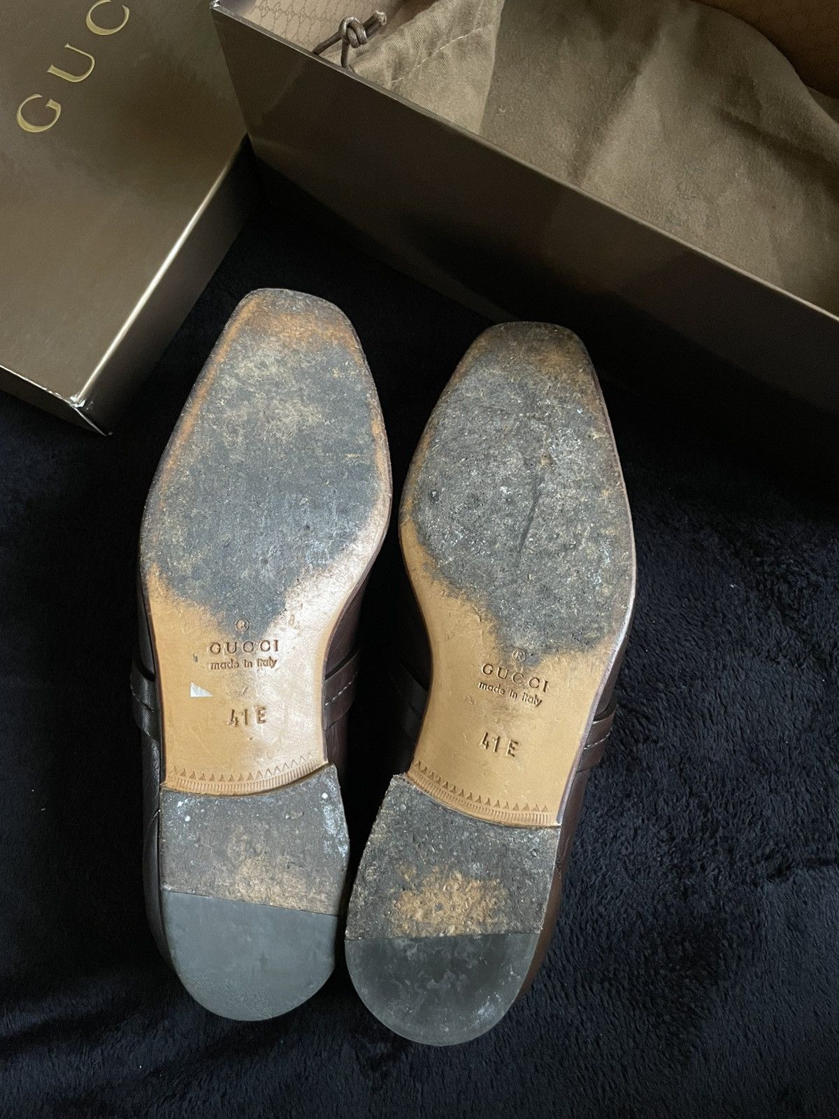 Gucci Vintage Loafers Gucci Leather Shoes Men‘s Size 41 Size US 8 / EU 41 - 6 Thumbnail