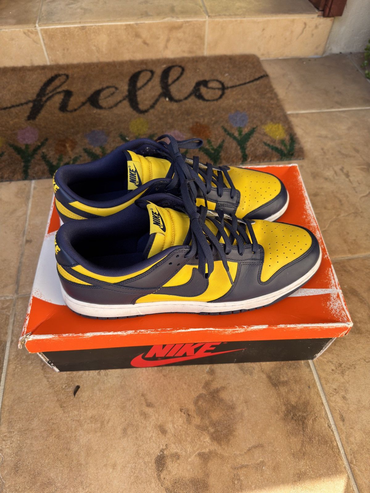 Nike Nike Dunk Low “Michigan” Size US 14 / EU 47 - 3 Thumbnail