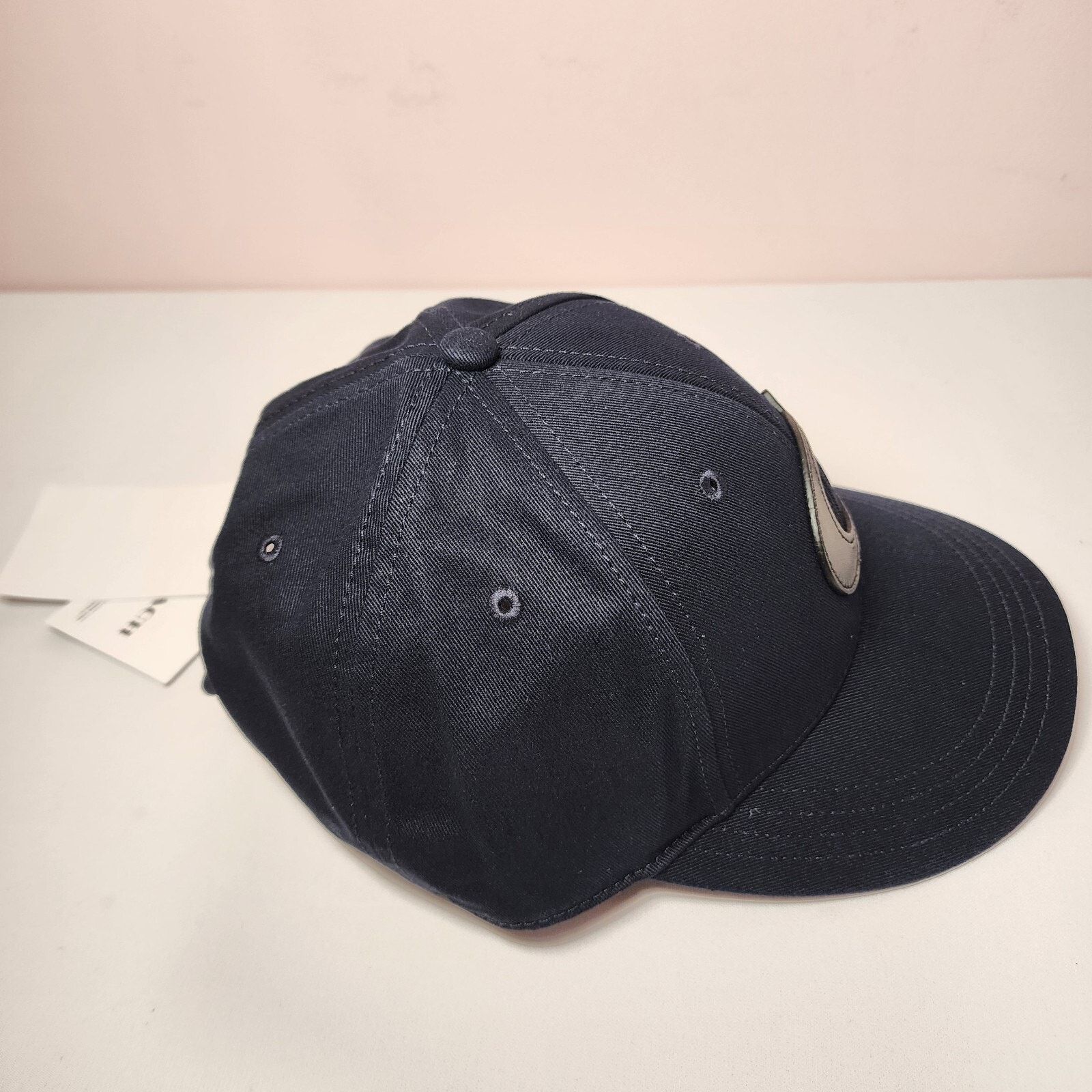 Coach COACH CB698 Varsity C Strapback Baseball Cap Navy Size M/L Size ONE SIZE - 3 Thumbnail