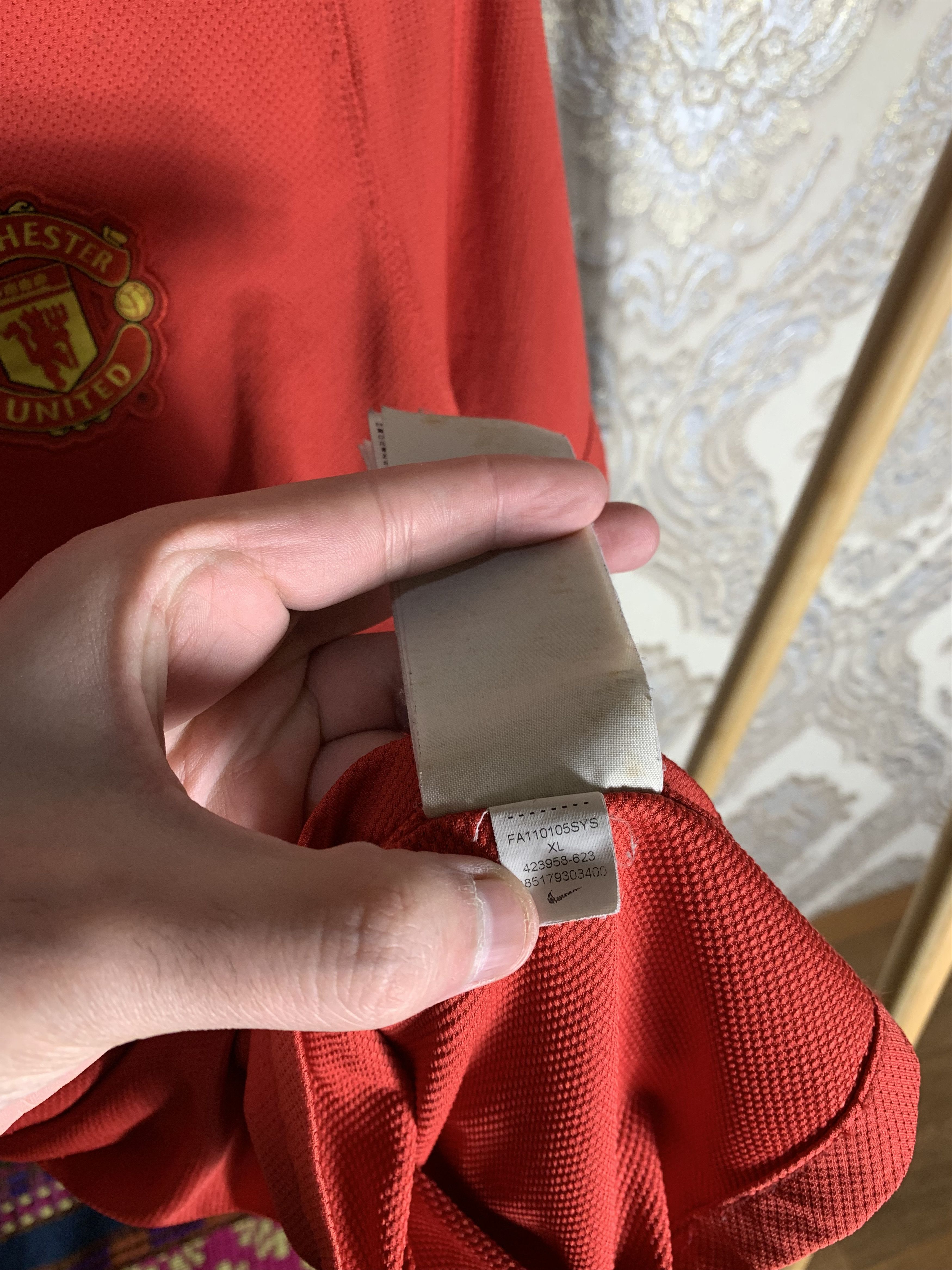 Nike VINTAGE NIKE FC MANCHESTER UNITED ENGLAND SOCCER JERSEY Y2K Size US S / EU 44-46 / 1 - 5 Thumbnail
