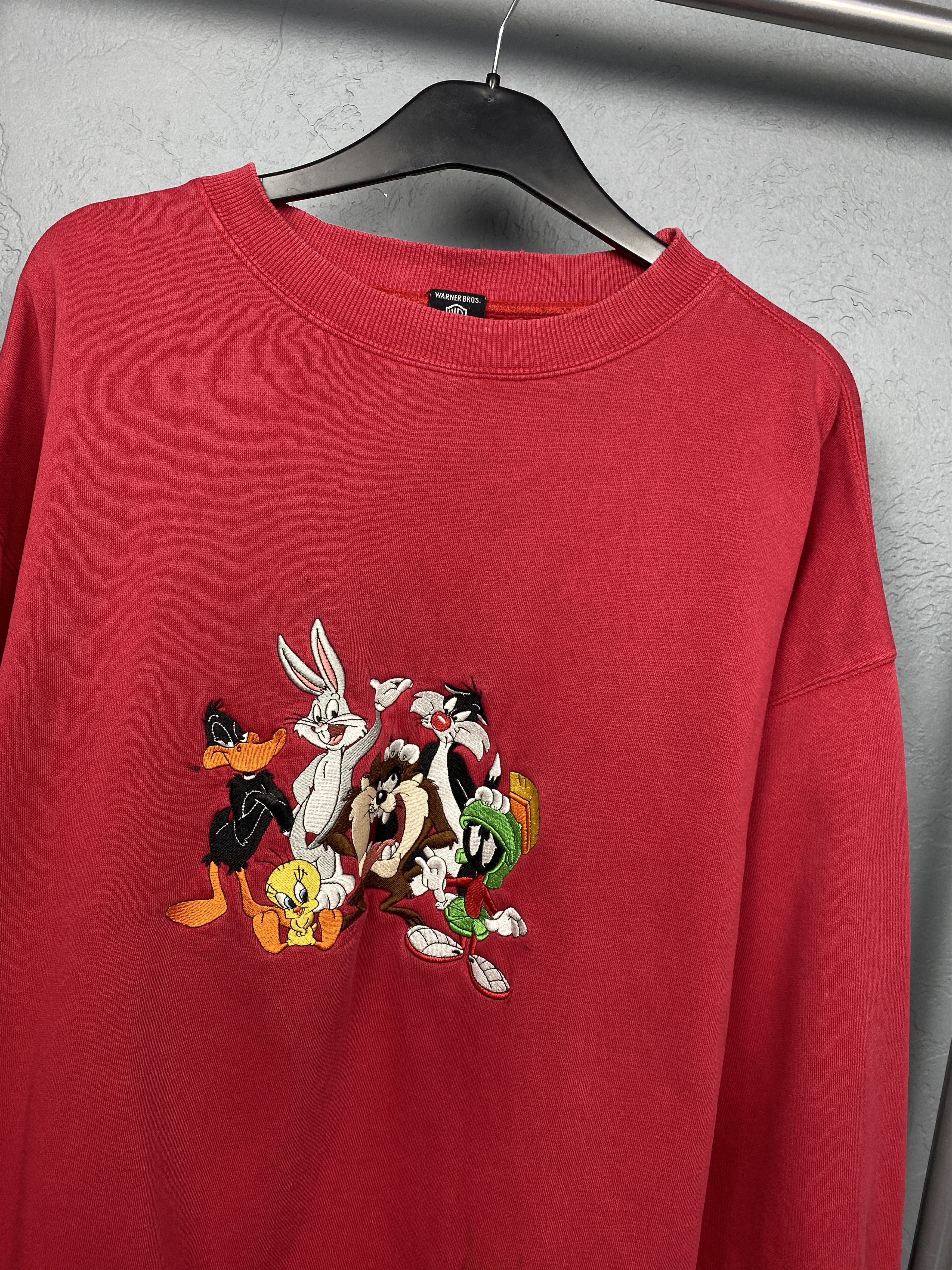 Cartoon Network Warner Bros Vintage 90s Distressed Crew Neck Sweatshirt Size US XXL / EU 58 / 5 - 2 Thumbnail