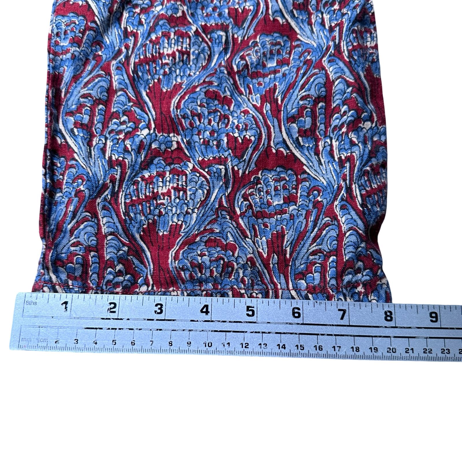 J.Crew Vintage J.Crew Oarsman Linen Pants Men’s 32 x 34 Red Blue Size US 32 / EU 48 - 10 Thumbnail
