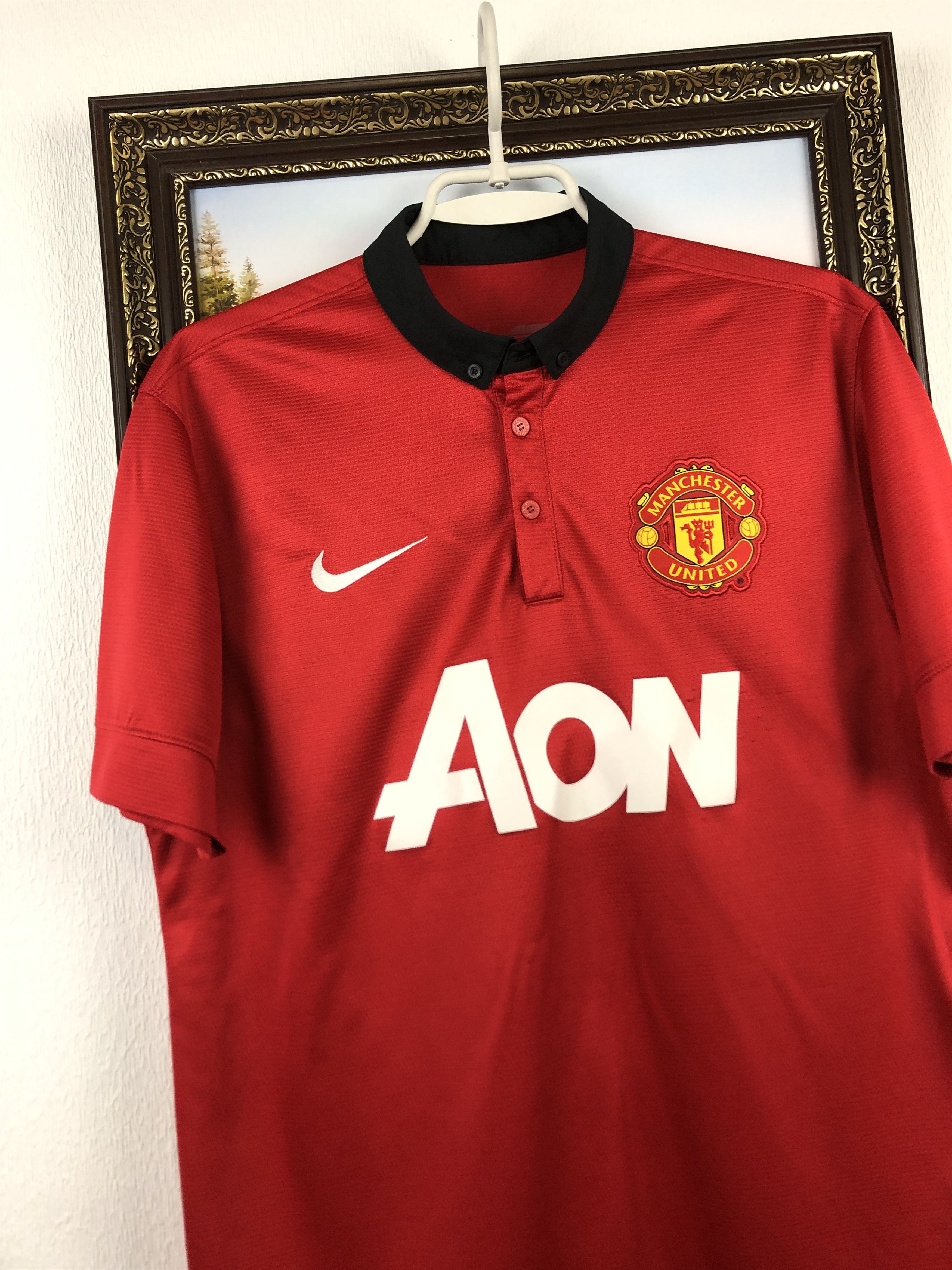 Nike Manchester United football shirt 2013 Soccer Nike Jersey Size US M / EU 48-50 / 2 - 3 Thumbnail