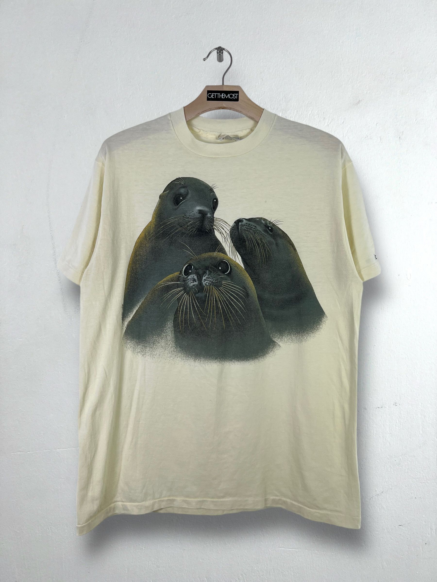Vintage No.4406 Vintage 80s Detroit Zoo Souvenir Tee (XL) Size US XL / EU 56 / 4 - 1 Thumbnail