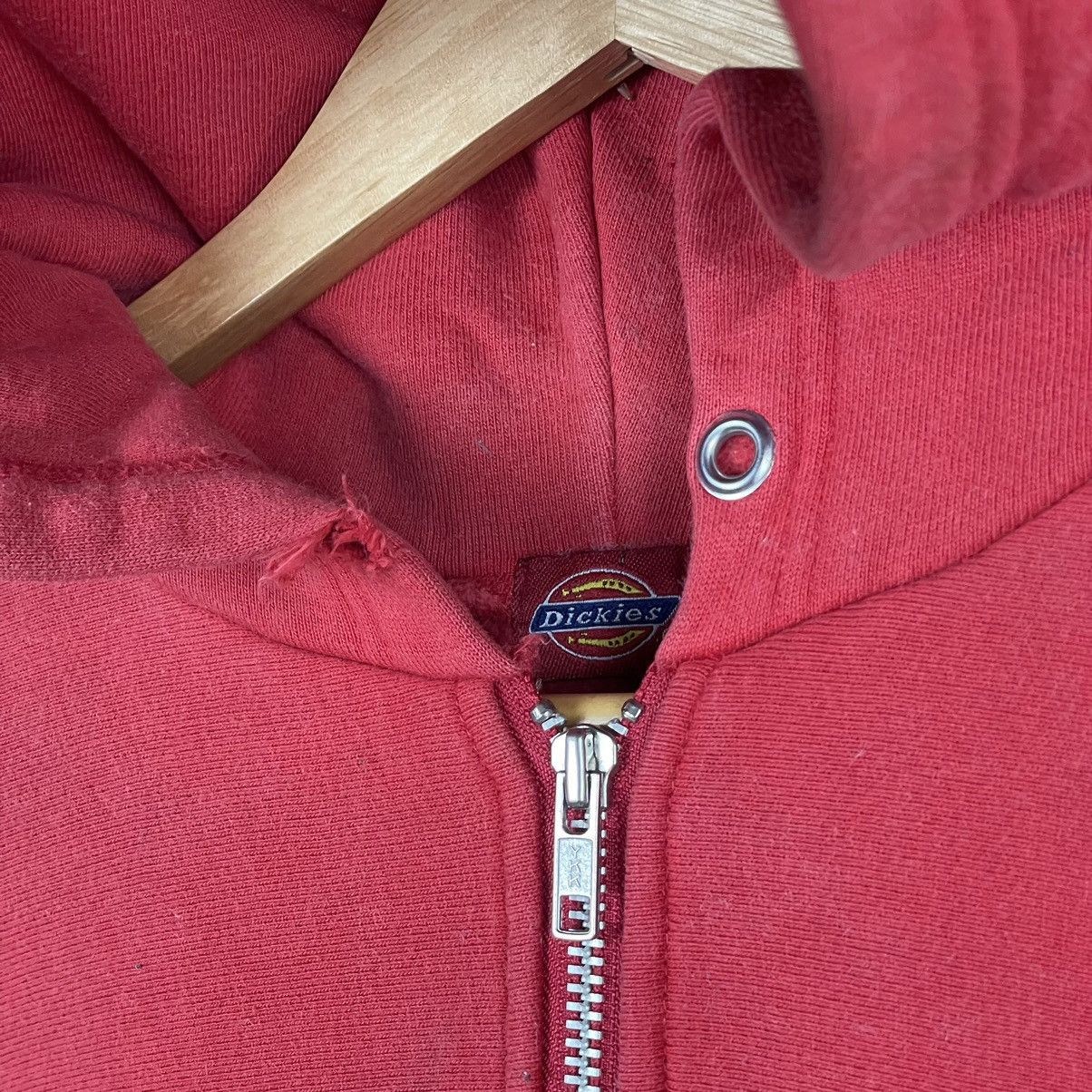 Dickies Vintage Red Zipper Hoodie Dickies Size US L / EU 52-54 / 3 - 13 Thumbnail