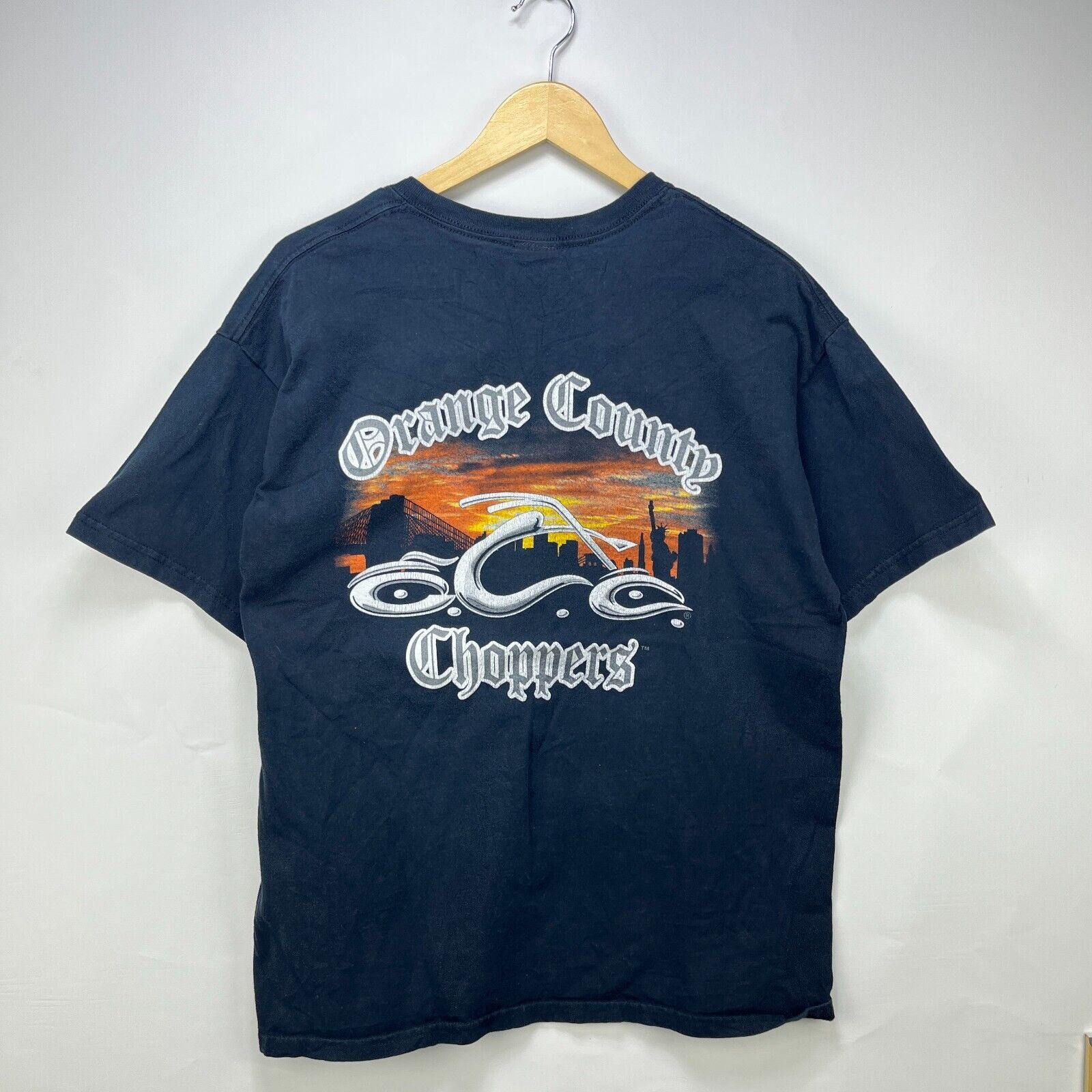 Vintage Vintage Sun Faded Orange County Choppers Biker NewYork Large Size US L / EU 52-54 / 3 - 1 Thumbnail