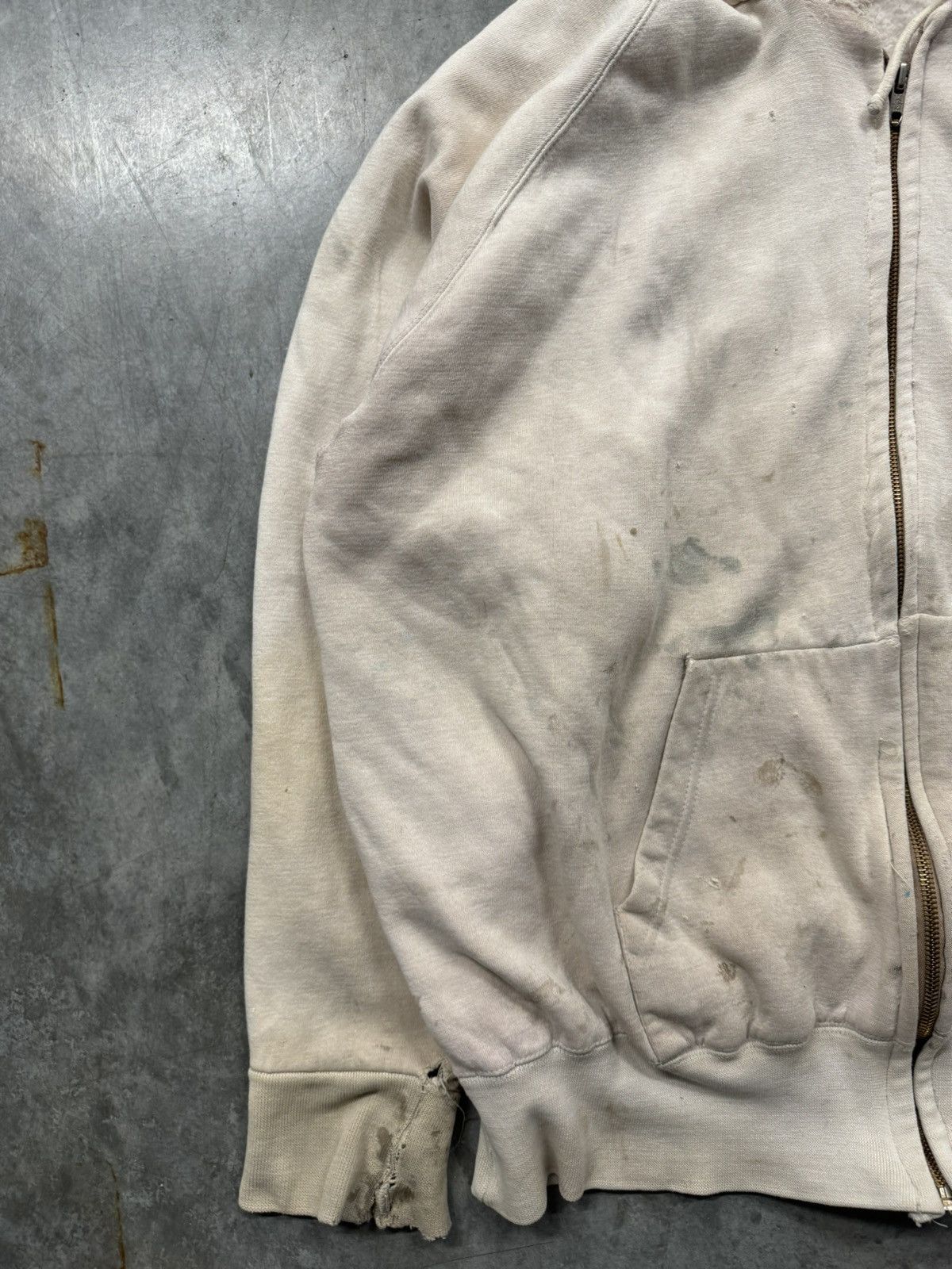 Vintage Vintage 70s Painter Zip Up Hoodie Size US L / EU 52-54 / 3 - 4 Thumbnail
