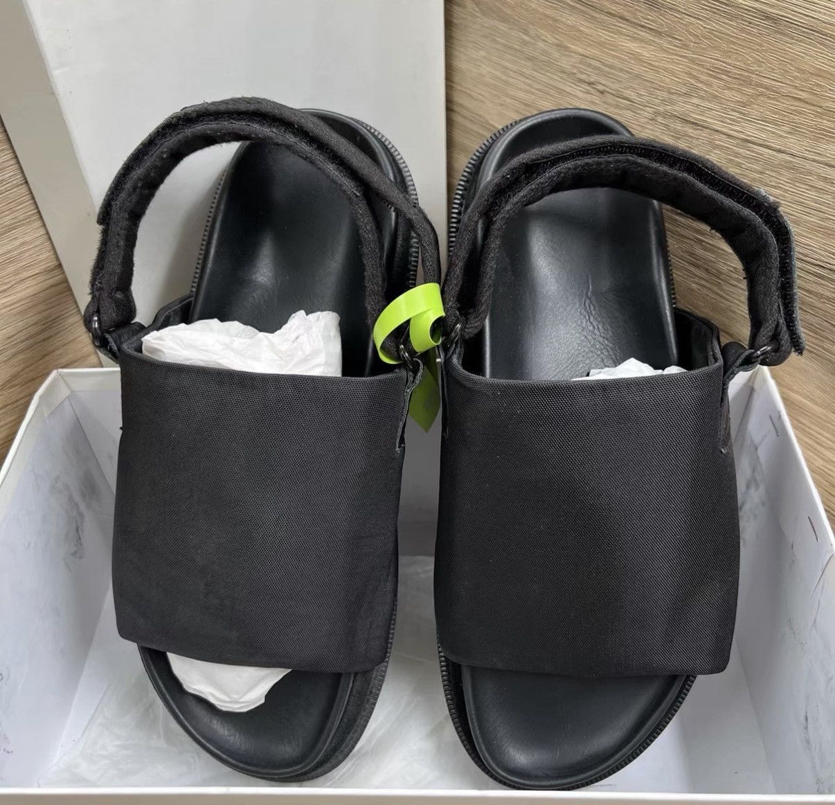 Maison Margiela Maison Margiela Black Strap Sandals J41 Size US 9.5 / EU 42-43 - 2 Thumbnail