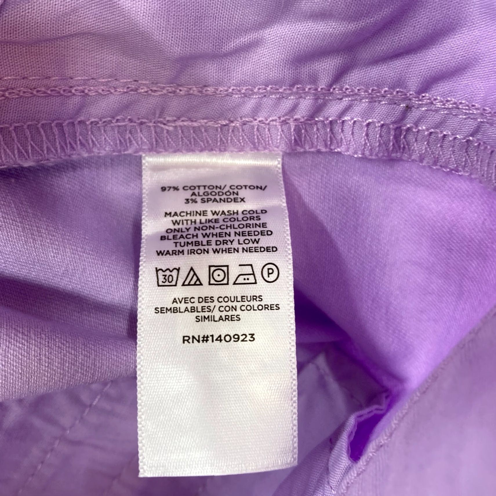 Loft LOFT Monroe Slim Chino Pants Women's 16P Purple Stretch Casual Preppy Travel NWT Size 25" / US 0 / IT 36 - 6 Thumbnail