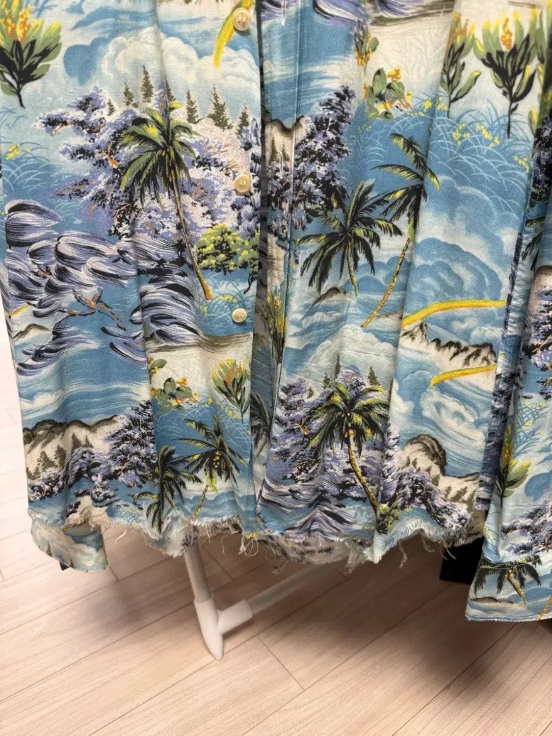 Saint Laurent Paris Saint Laurent Hawaiian Button Shirt Size US XL / EU 56 / 4 - 3 Thumbnail