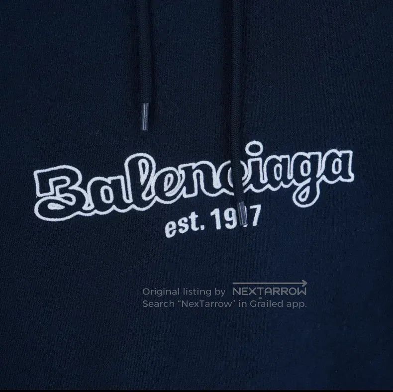 Balenciaga Balenciaga Embroidered logo hoodie Size US L / EU 52-54 / 3 - 5 Thumbnail