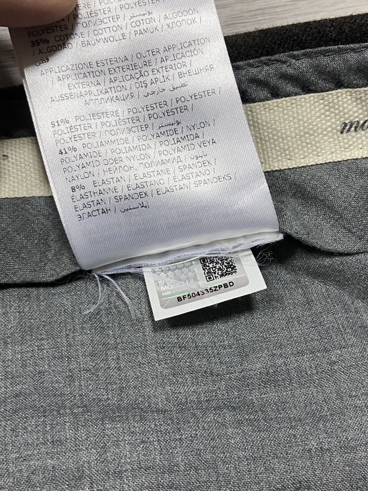 Moncler Moncler Pantalone Sportivo Wool Chino Pants Size US 32 / EU 48 - 7 Thumbnail