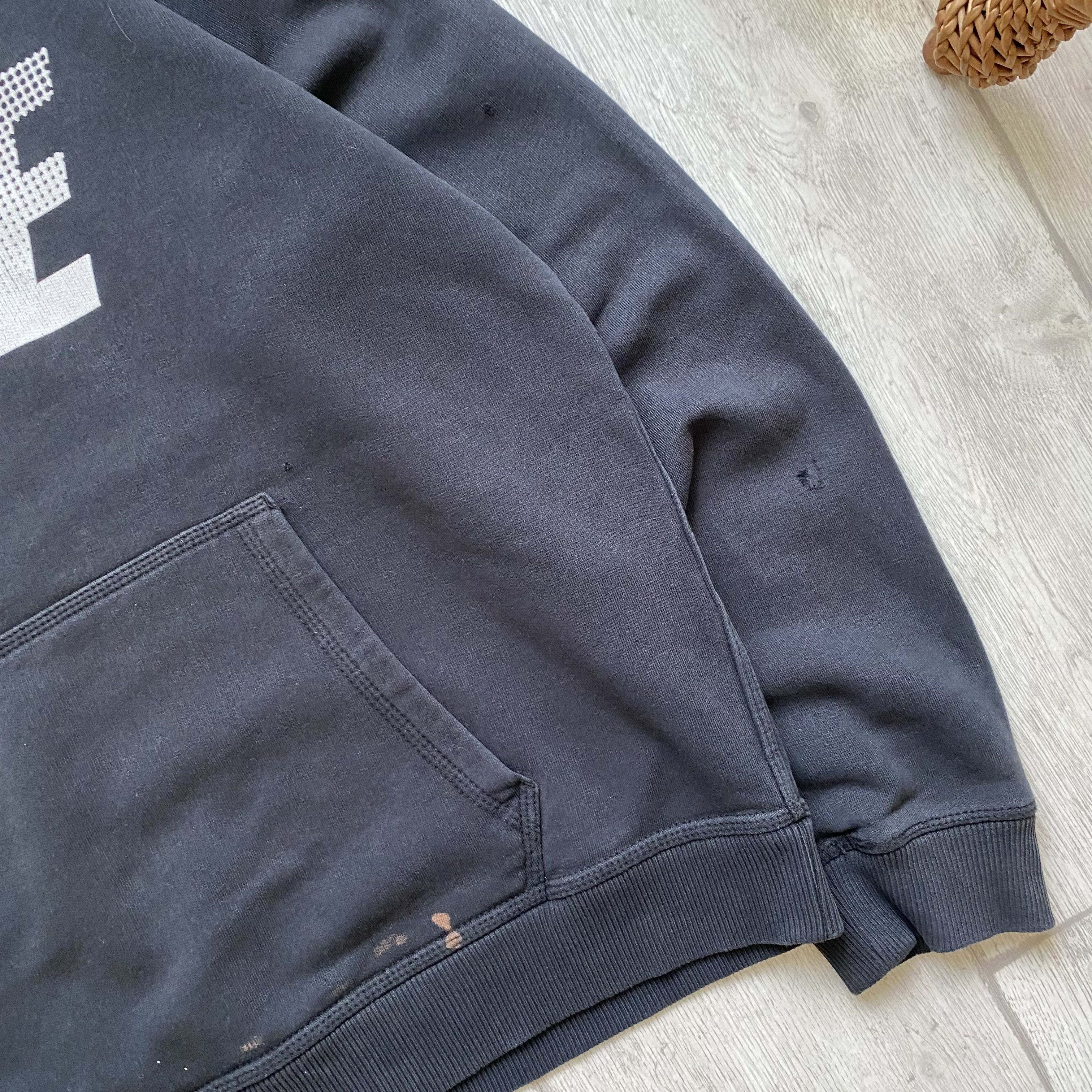 Nike 🛹 Distressed Nike hoodie center logo Vintage style skater Size US M / EU 48-50 / 2 - 6 Thumbnail