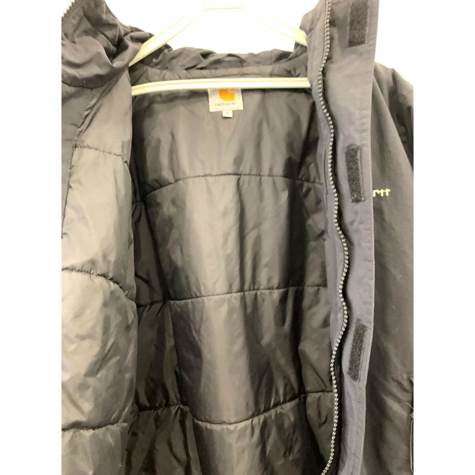 Carhartt Carhartt Hooded Insulated Jacket Black Workwear Coat Men's M Size US M / EU 48-50 / 2 - 4 Thumbnail