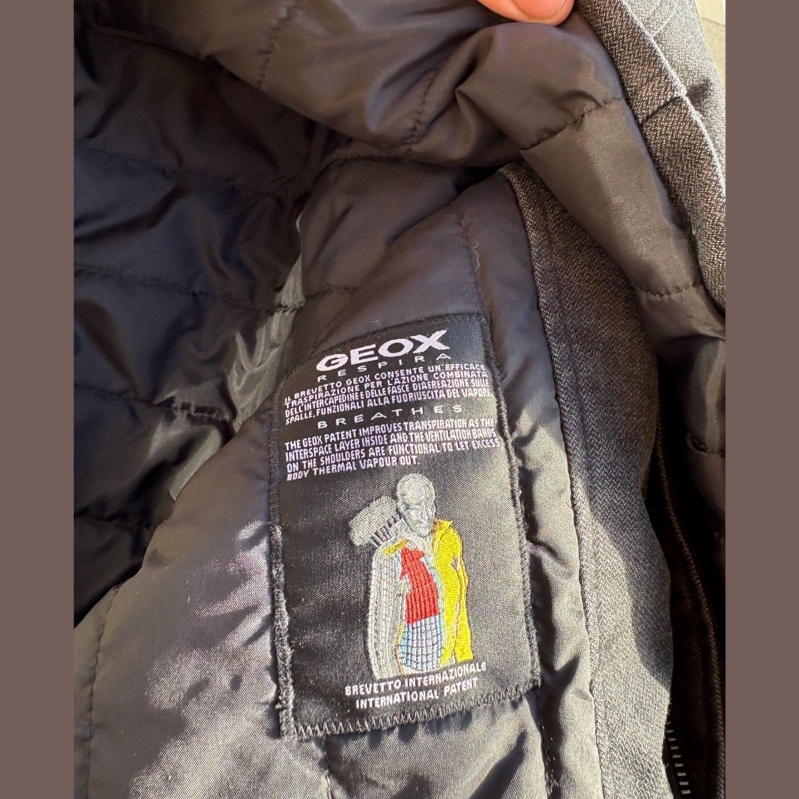 Geox VTG Utility Jacket | Geox Respira Techwear Charcoal Gorpcore Size US L / EU 52-54 / 3 - 7 Thumbnail