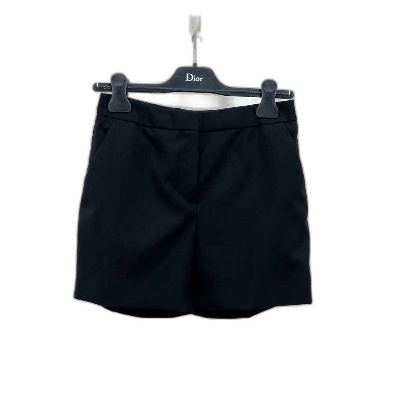 Dior Dior Dior Black Wool Shorts Size 34-2507 Size 33" - 1 Thumbnail