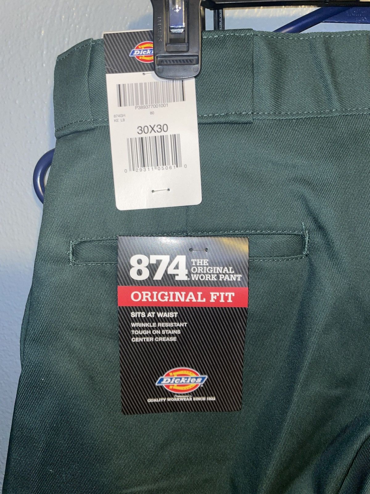 Dickies FOREST Green Dickies 874 work pants Size US 30 / EU 46 - 2 Thumbnail