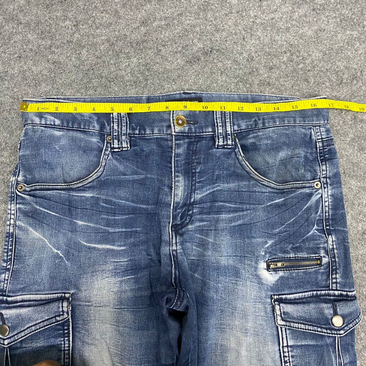 semanticdesign Vintage Semantics Designs Cargo Denim Pants Size US 33 - 4 Thumbnail