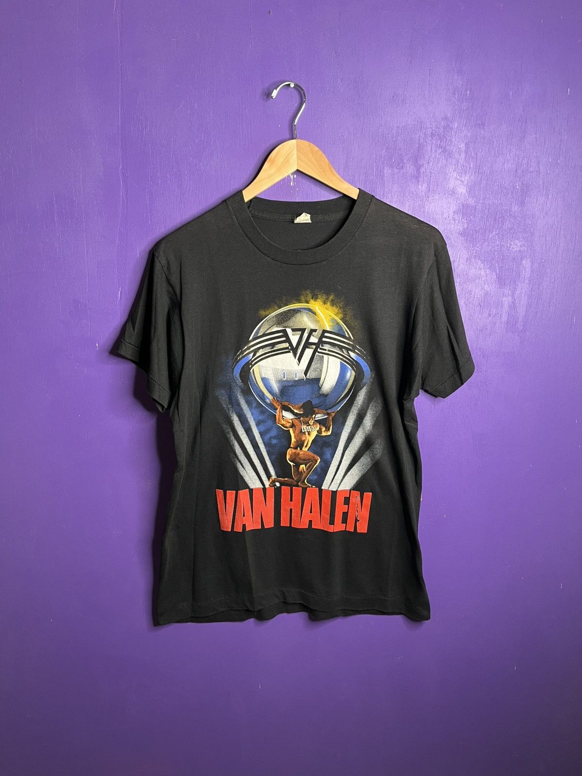 Band Tees × Vintage Vintage 1986 Van Halen 5150 USA tour t-shirt Size US L / EU 52-54 / 3 - 1 Thumbnail