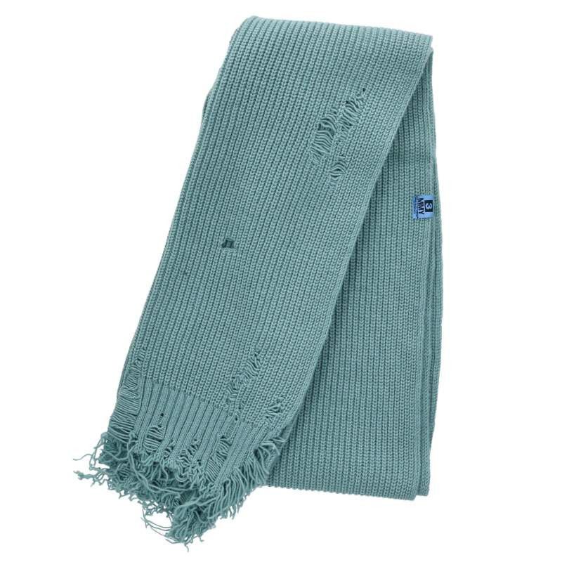 Maison MIHARA YASUHIRO MIHARAYASUHIRO Scarf Blue Size FREE Size ONE SIZE - 1 Thumbnail